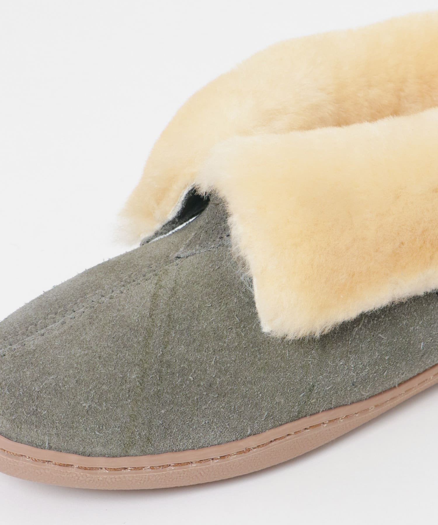 MINNETONKA　SHEEPSKIN ANKLE BOOT Gray 6