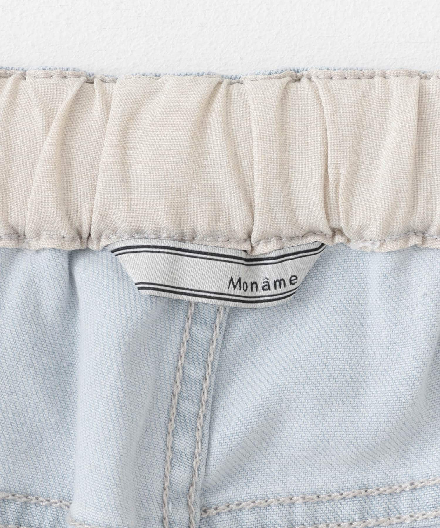 Moname　DENIM EASY SLIM SILVERBLUE XS