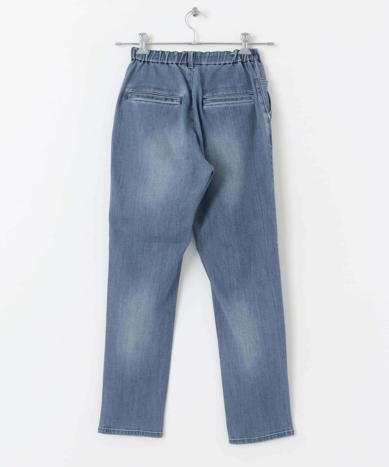 Moname　DENIM RELAX SLIM LIGHTBLUE XS