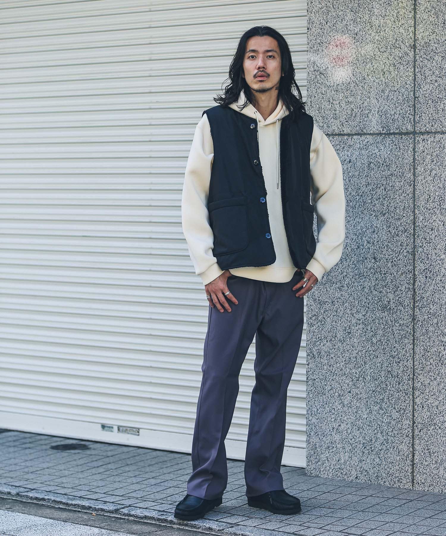 身長：180cm 体重：60kg サイズ：L