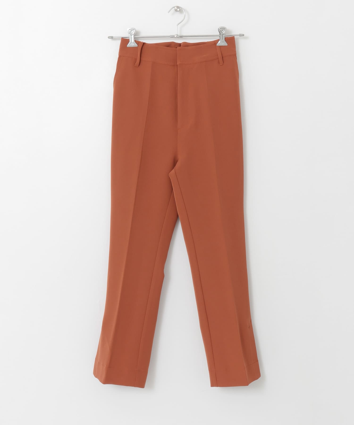 センタープレスフレアパンツ オレンジ 36