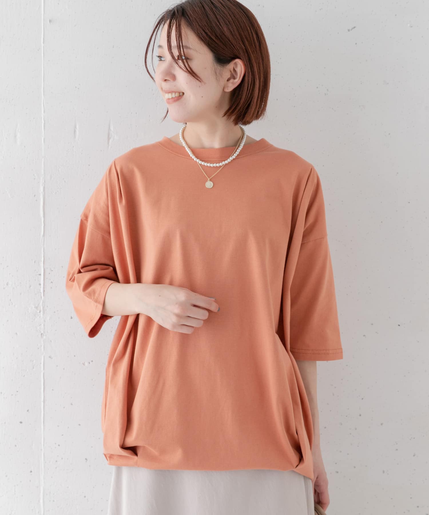 オーバーチュニックTシャツ