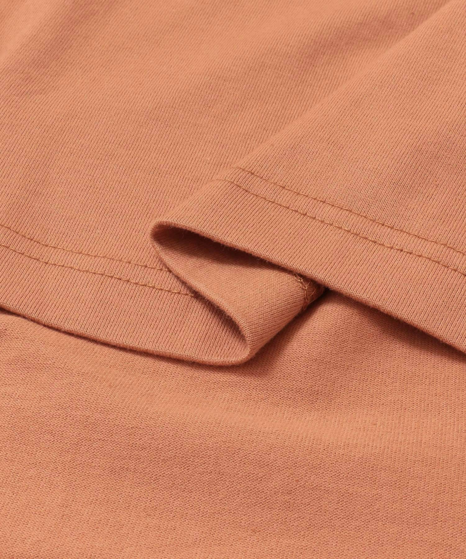 オーバーチュニックTシャツ オレンジ FREE