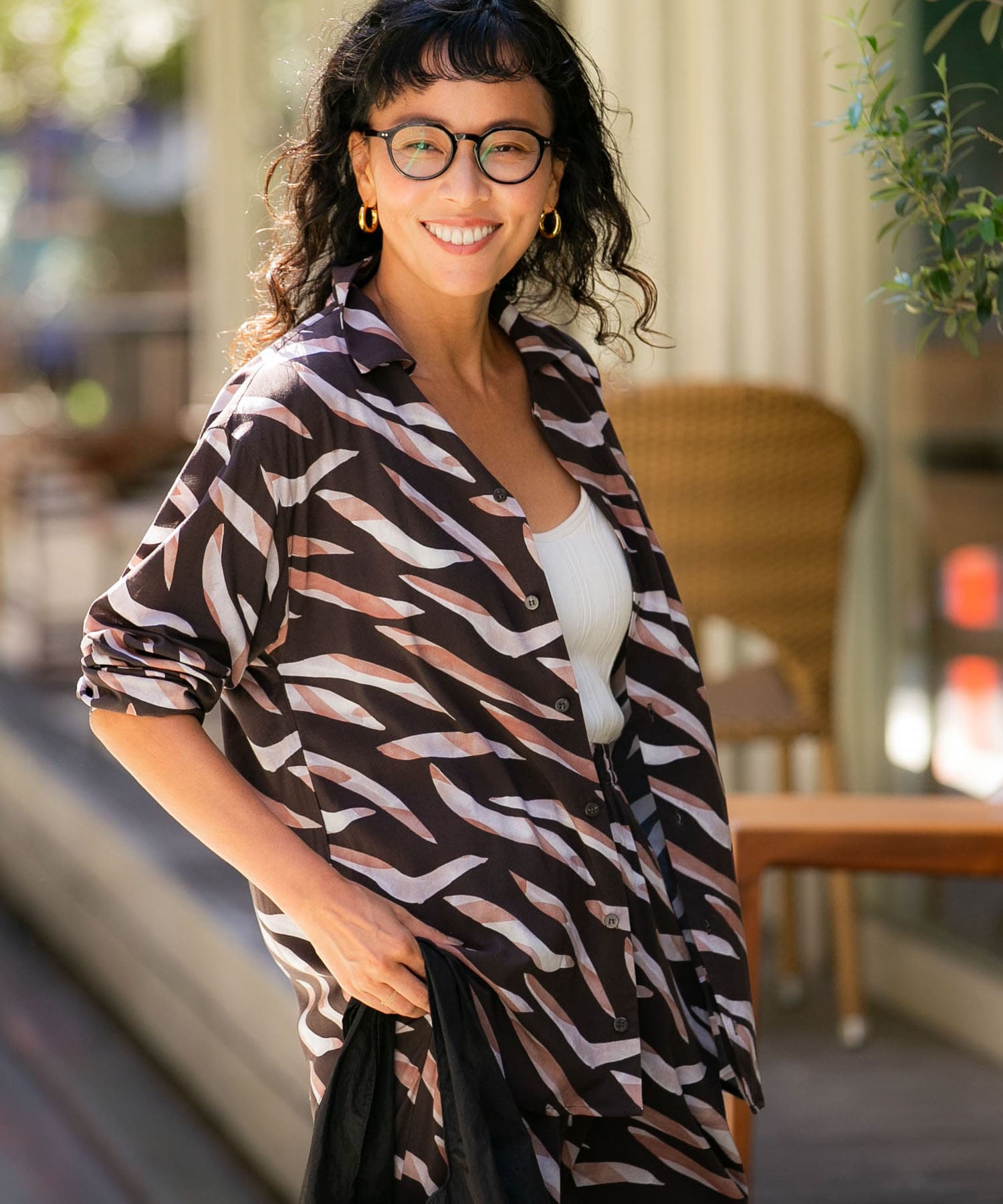 Sayaka Shibuki Print Shirts(FREE ゼブラ): トップス｜URBAN RESEARCH