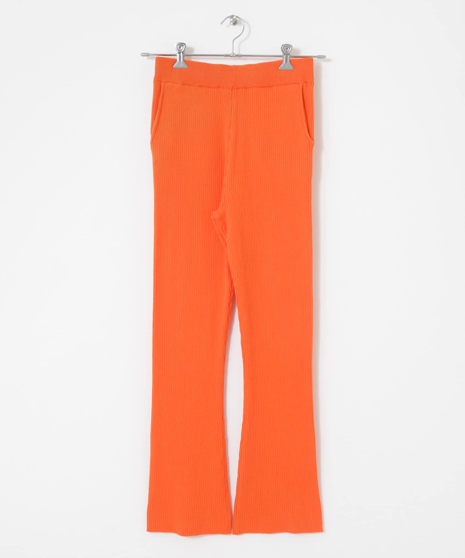Sayaka Shibuki Knit pants オレンジ FREE
