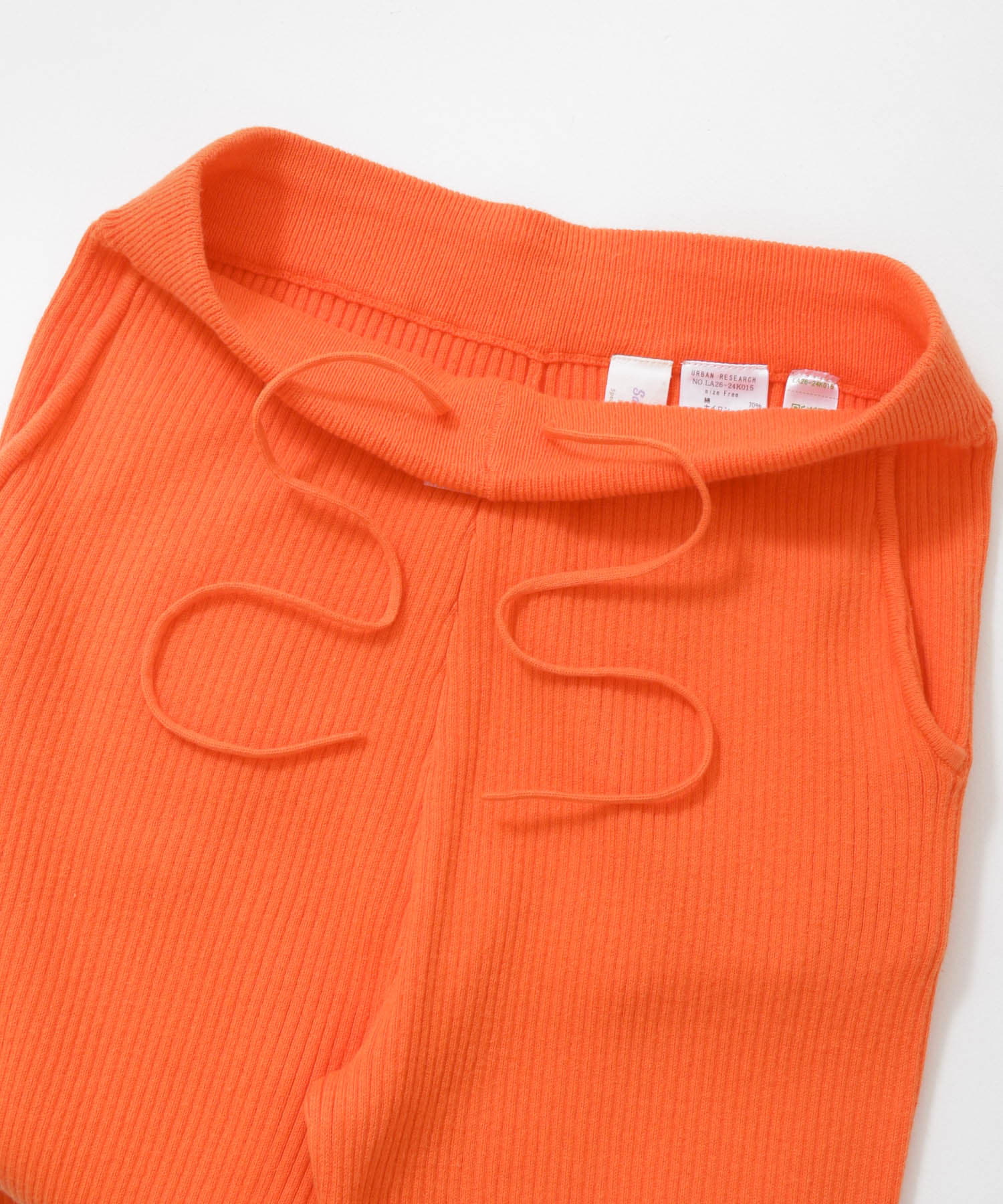 Sayaka Shibuki Knit pants オレンジ FREE