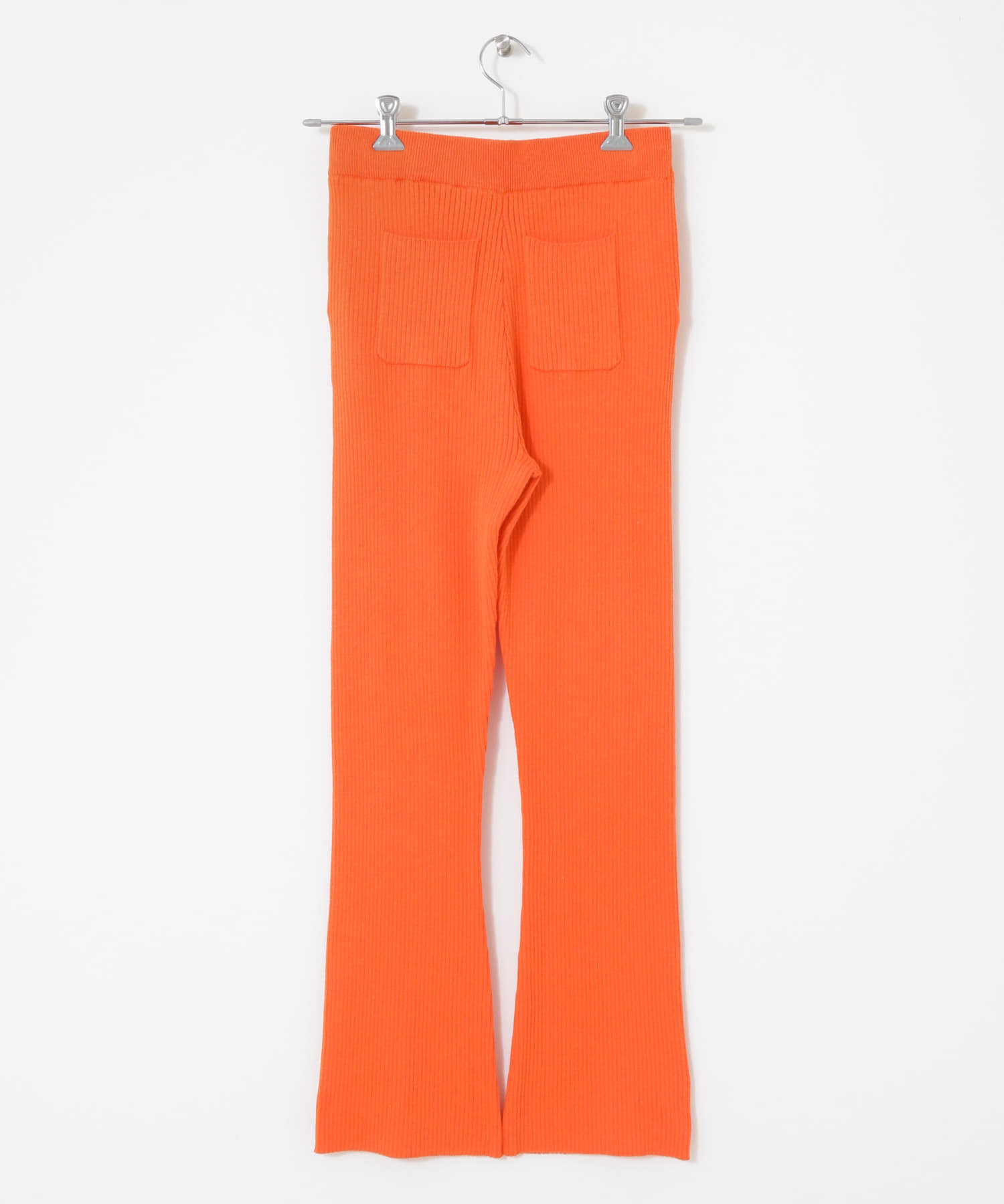 Sayaka Shibuki Knit pants オレンジ FREE