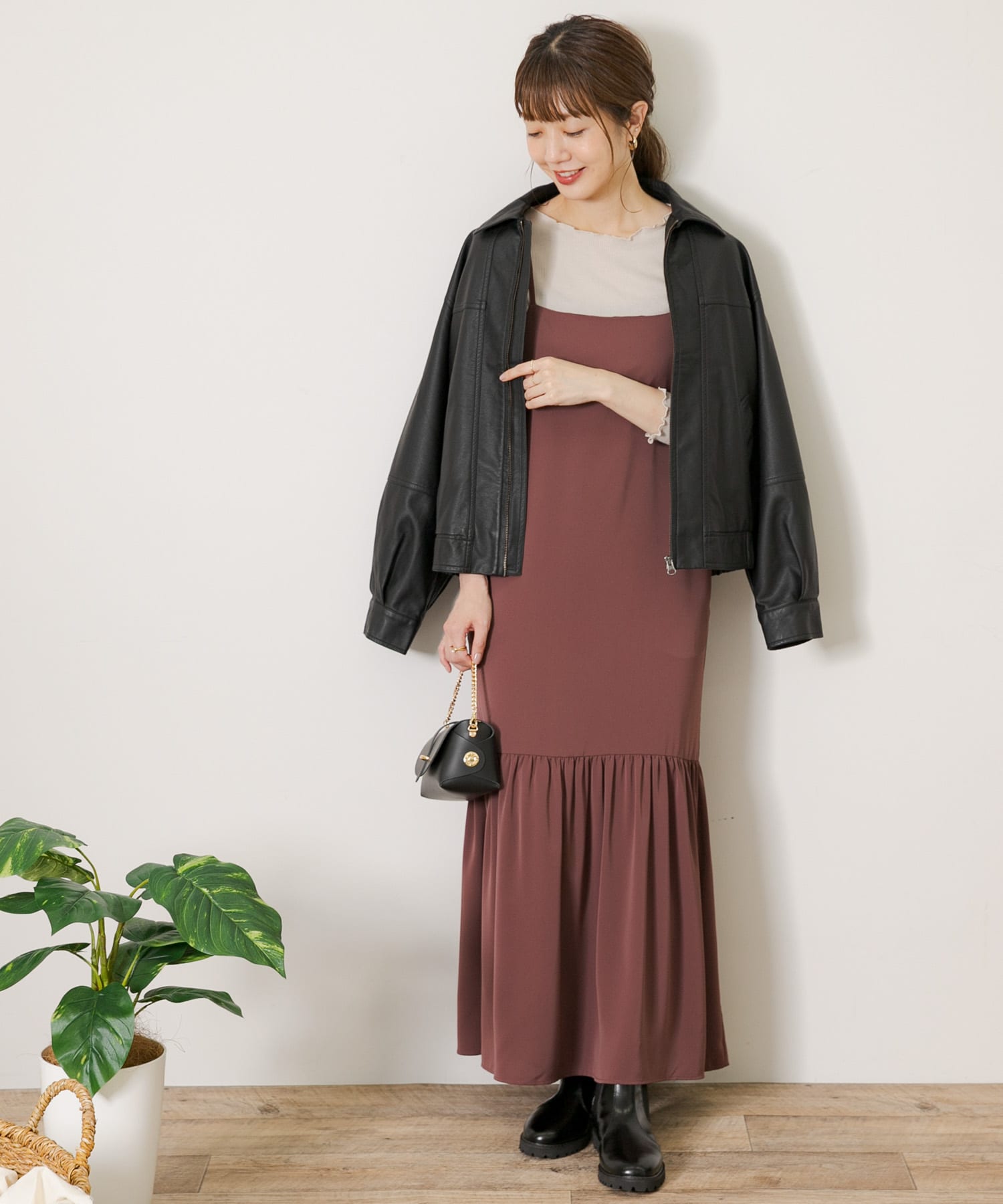 身長：165cm サイズ：FREE