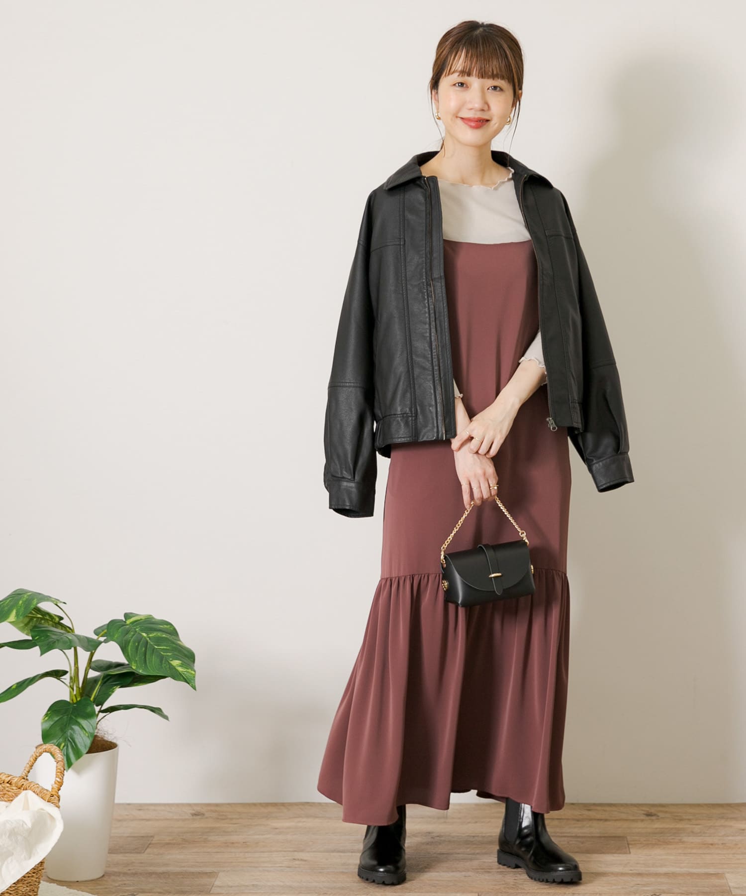 身長：165cm サイズ：FREE