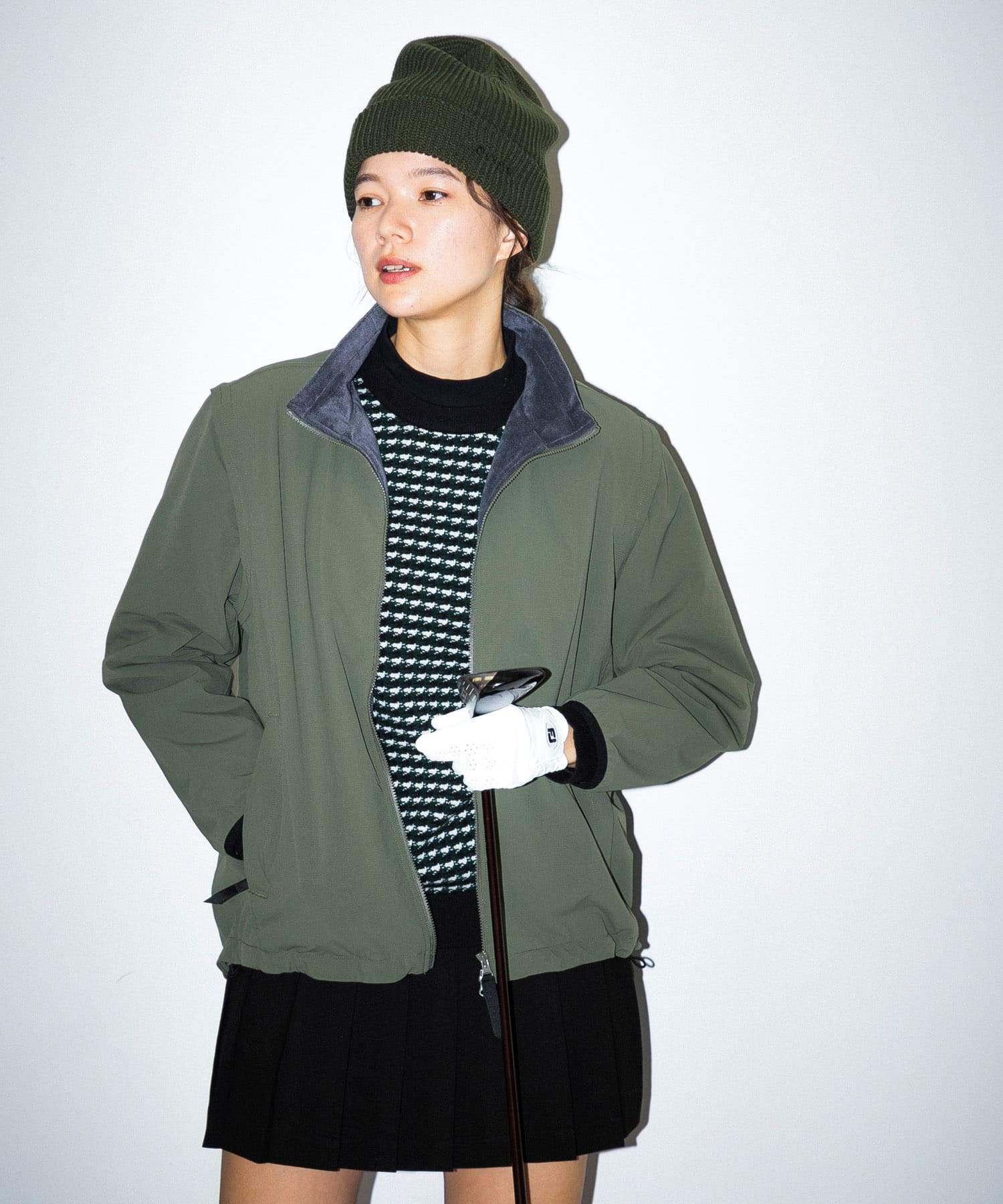 OOPS コーデュラリップストップブルゾン(FREE カーキ): アウター