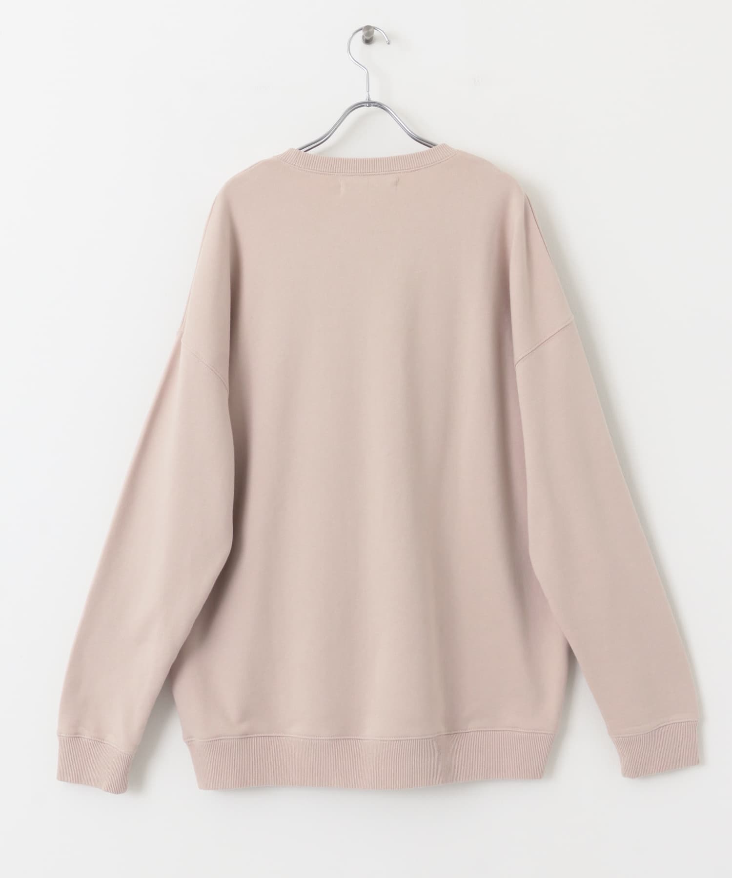 OOPS　ヴィンテージライクスウェットプルオーバー PINK M