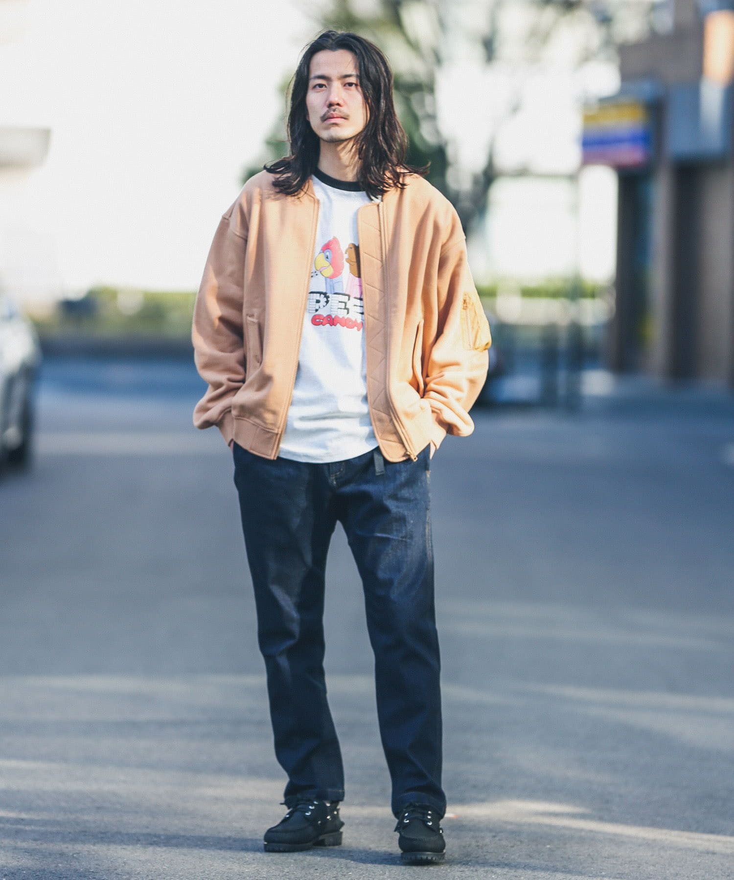 身長：180cm 体重：60kg サイズ：L