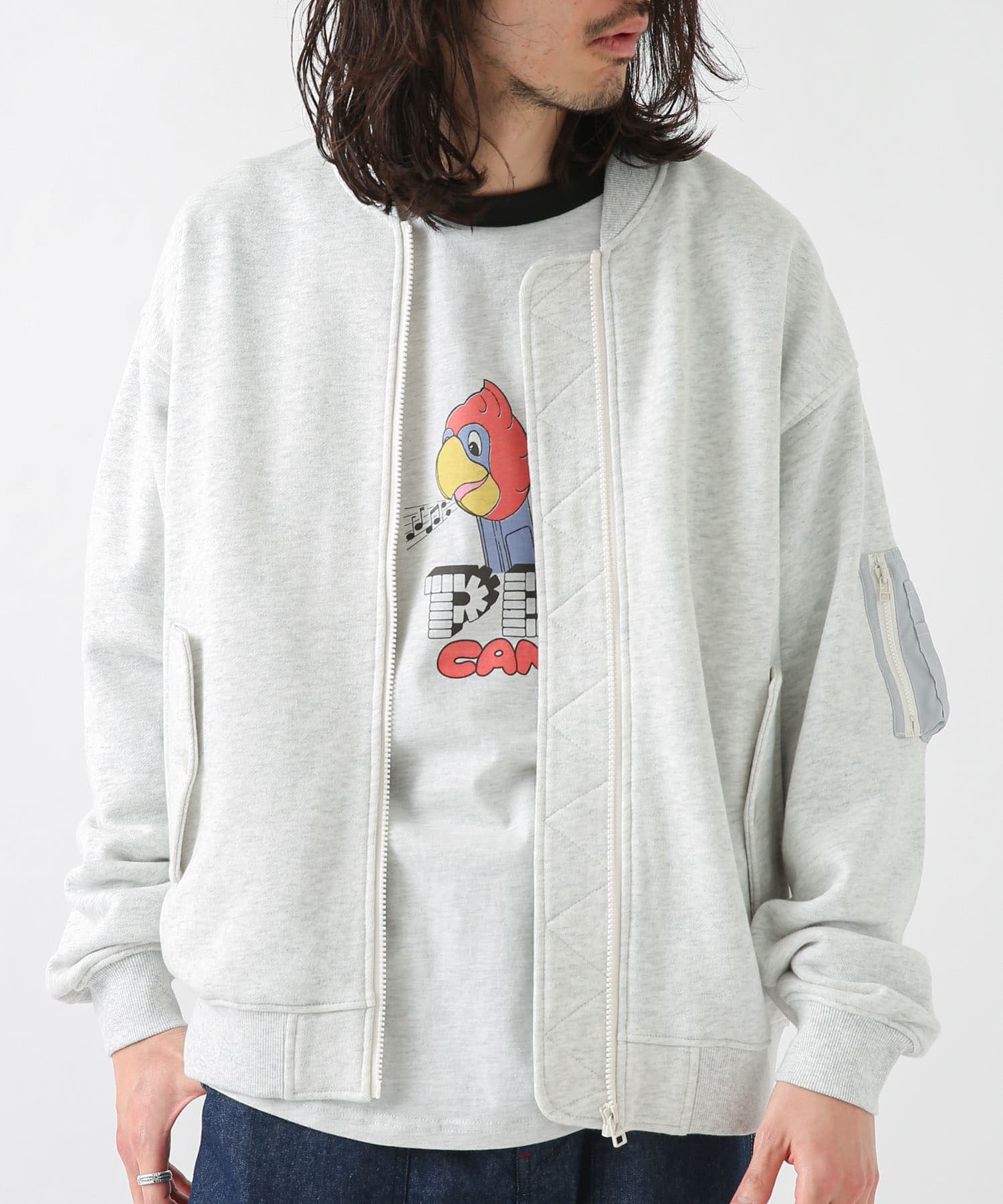 杢グレー