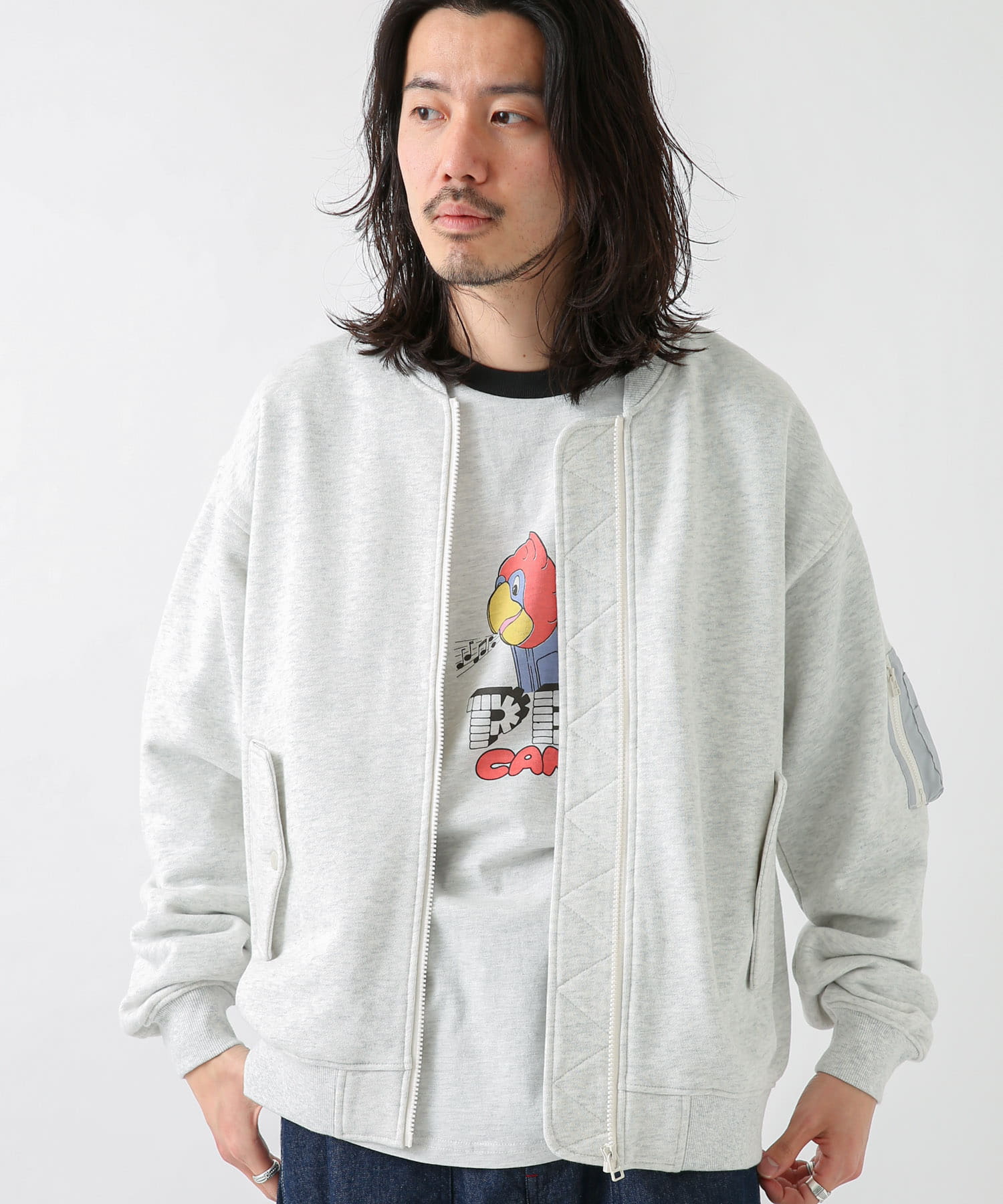 杢グレー