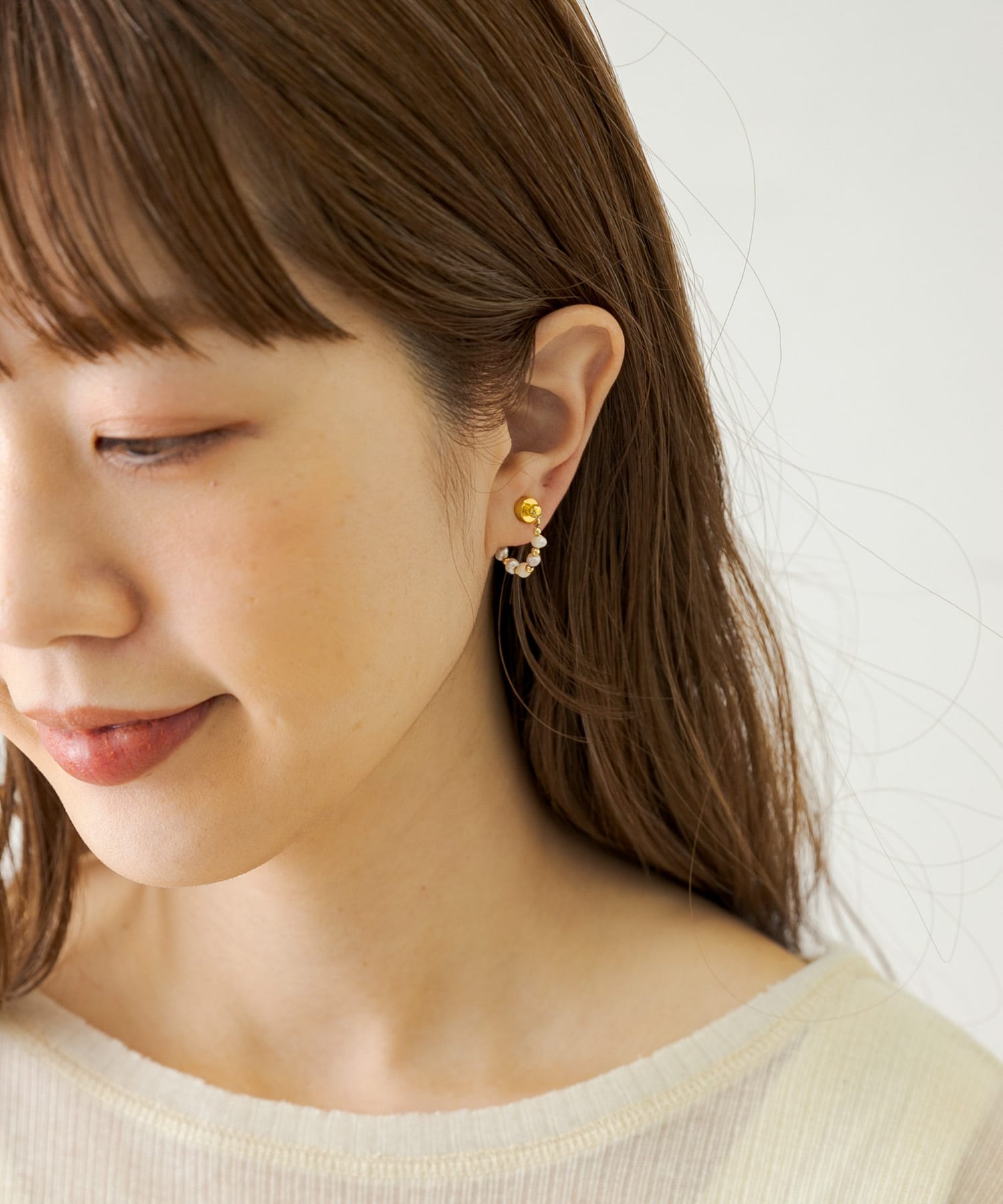 マグネットイヤリング パール2 FREE