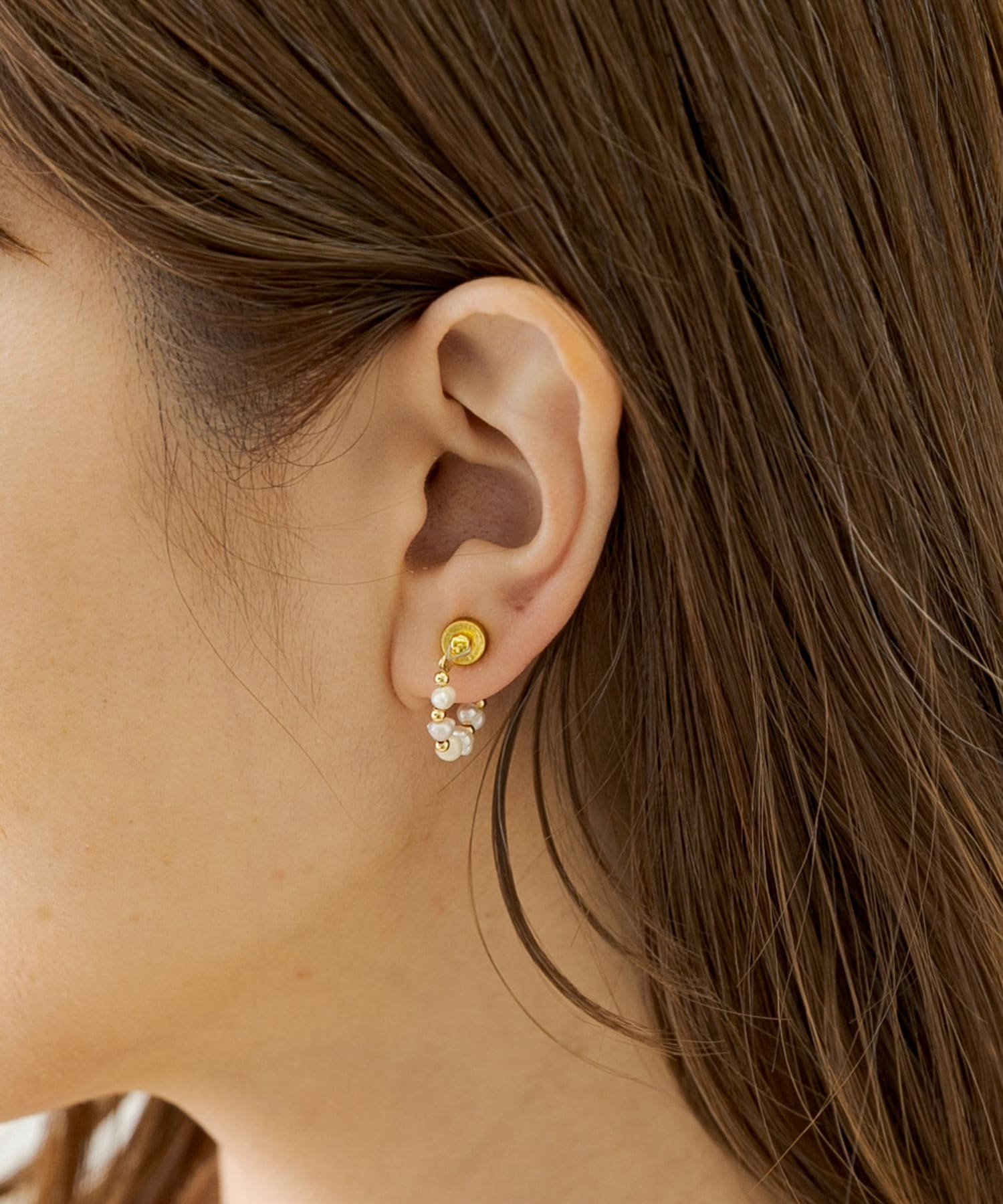 マグネットイヤリング パール2 FREE