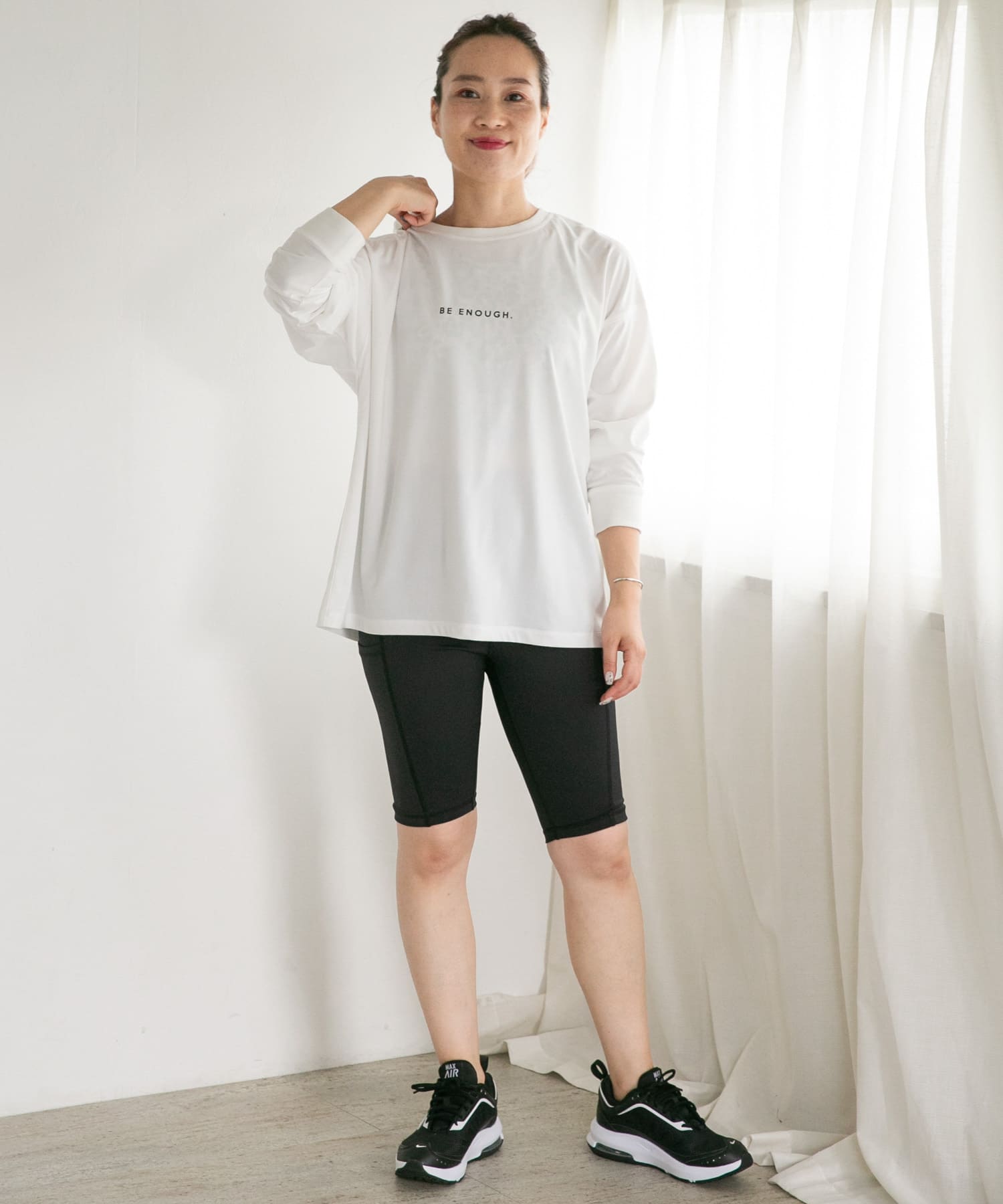 身長：155cm サイズ：S-M