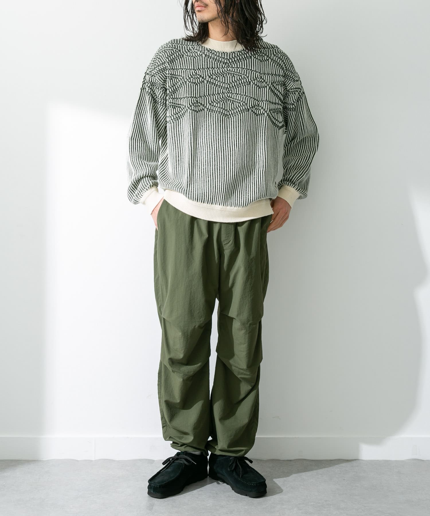 身長：180cm 体重：60kg サイズ：L