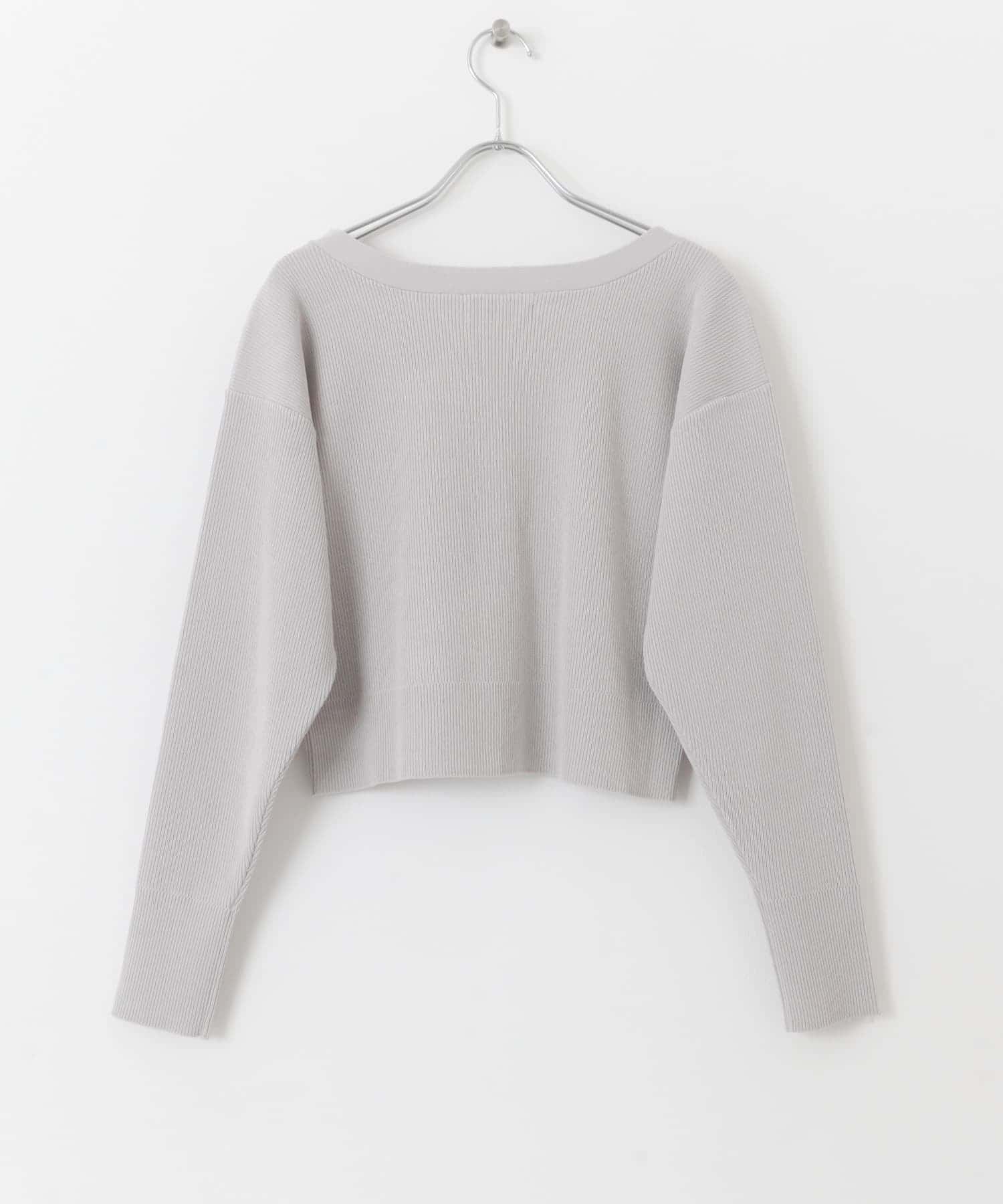 SLAB　Short Rib Cardigan L.グレー FREE
