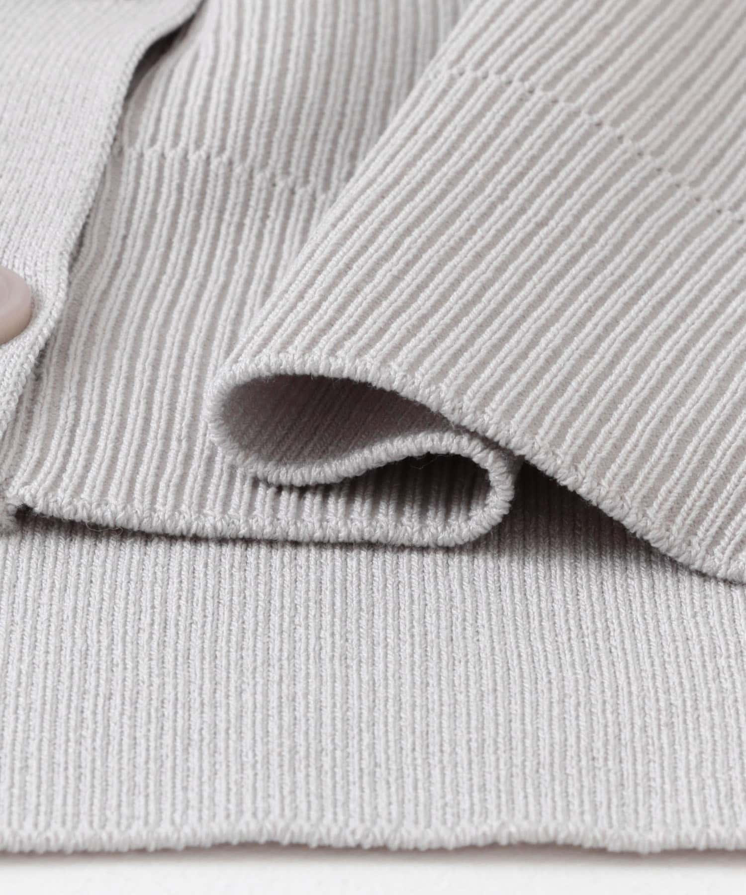 SLAB　Short Rib Cardigan L.グレー FREE