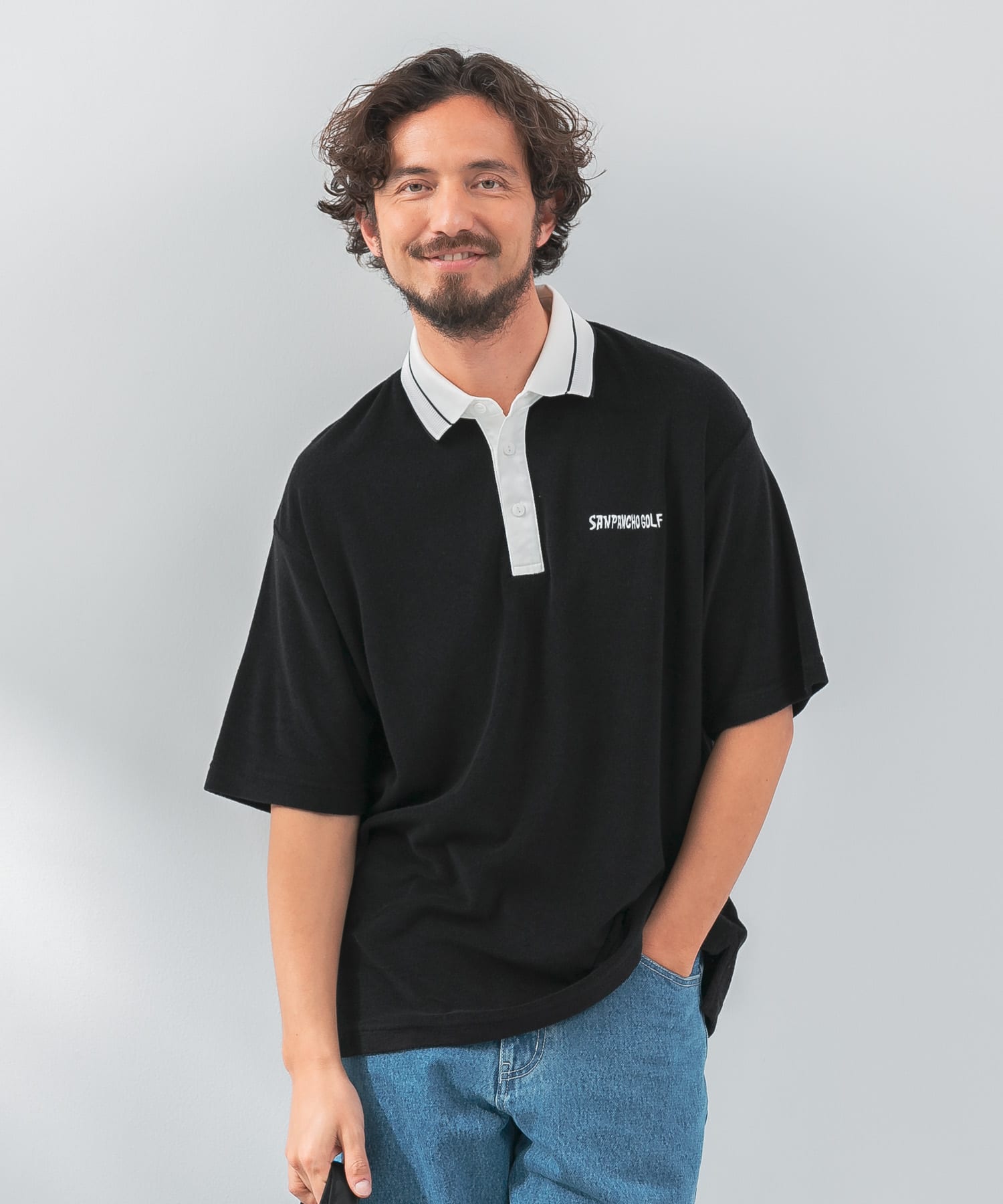 OOPS×RYUAMBEコラボポロTシャツ