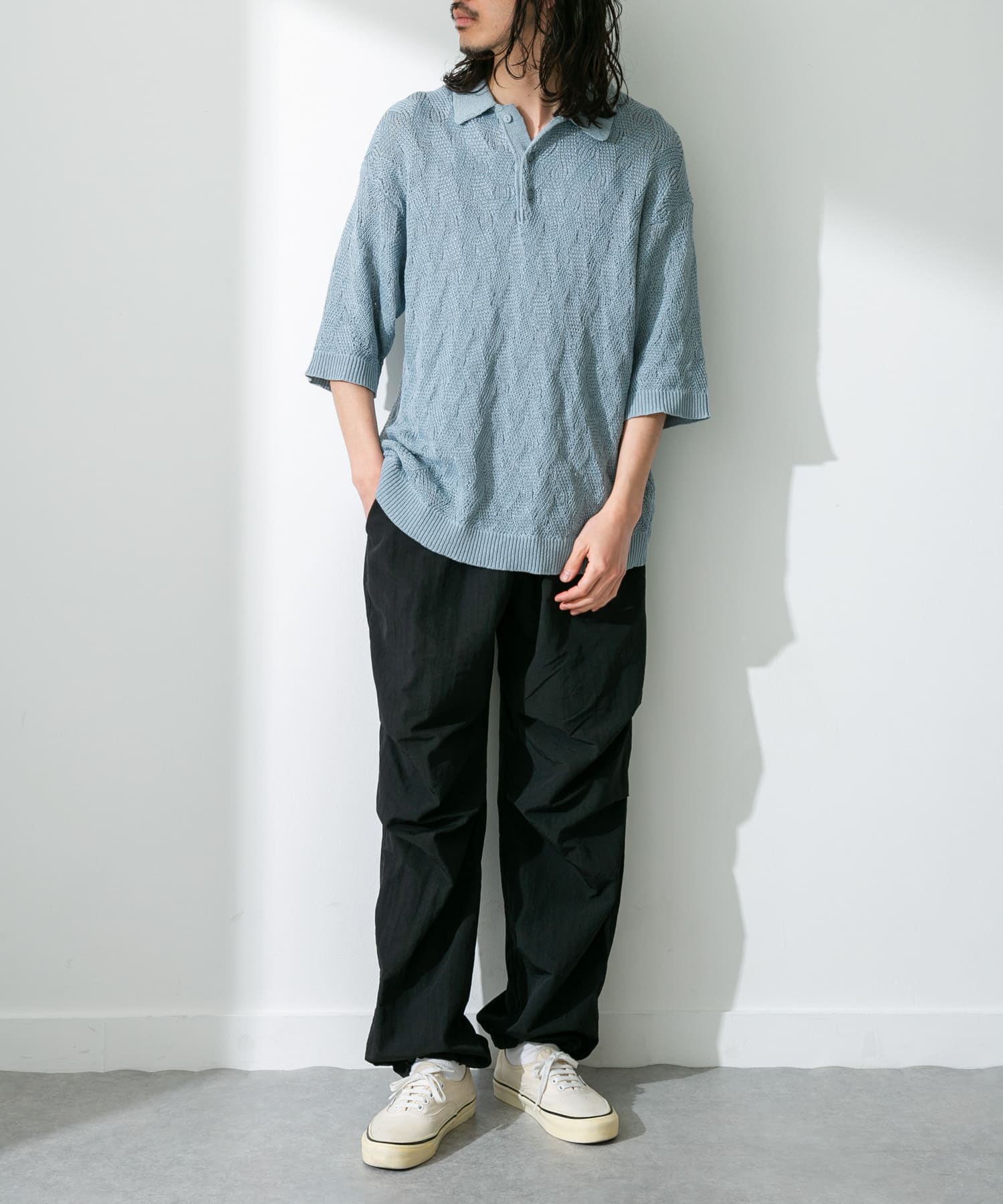 身長：180cm 体重：60kg サイズ：L