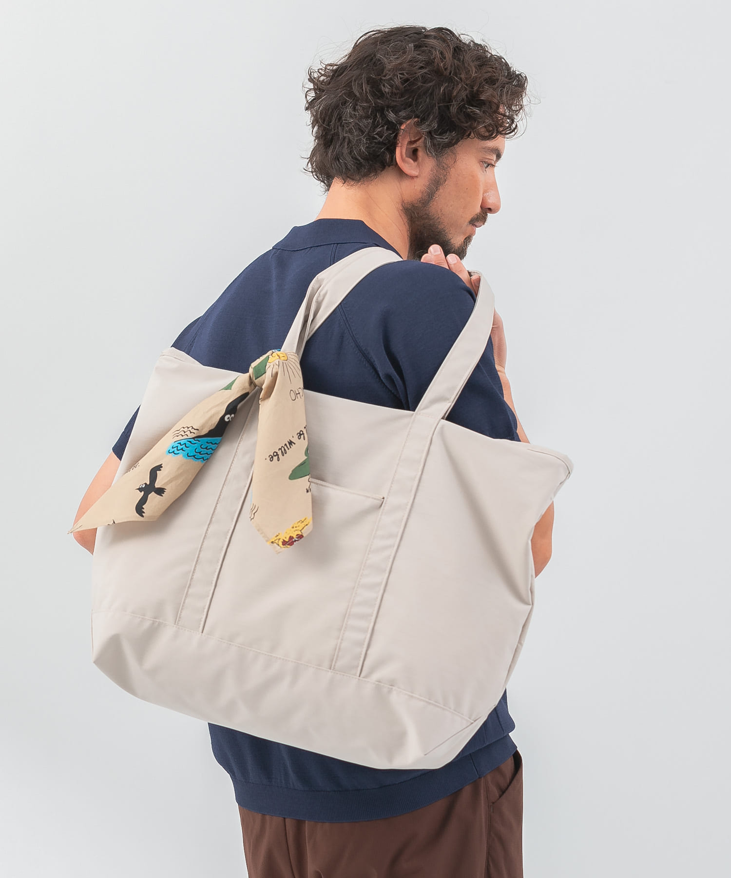 OOPS　トートバッグ Lt.BEIGE one