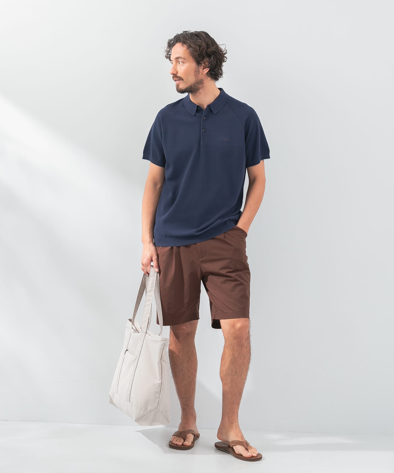 OOPS　トートバッグ Lt.BEIGE one