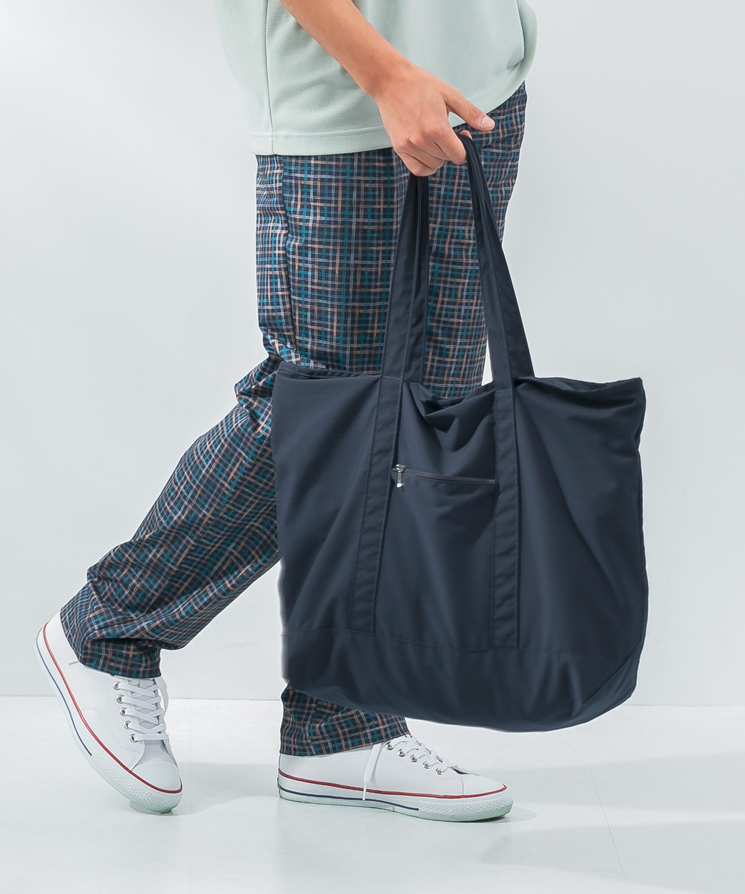 OOPS　トートバッグ NAVY one
