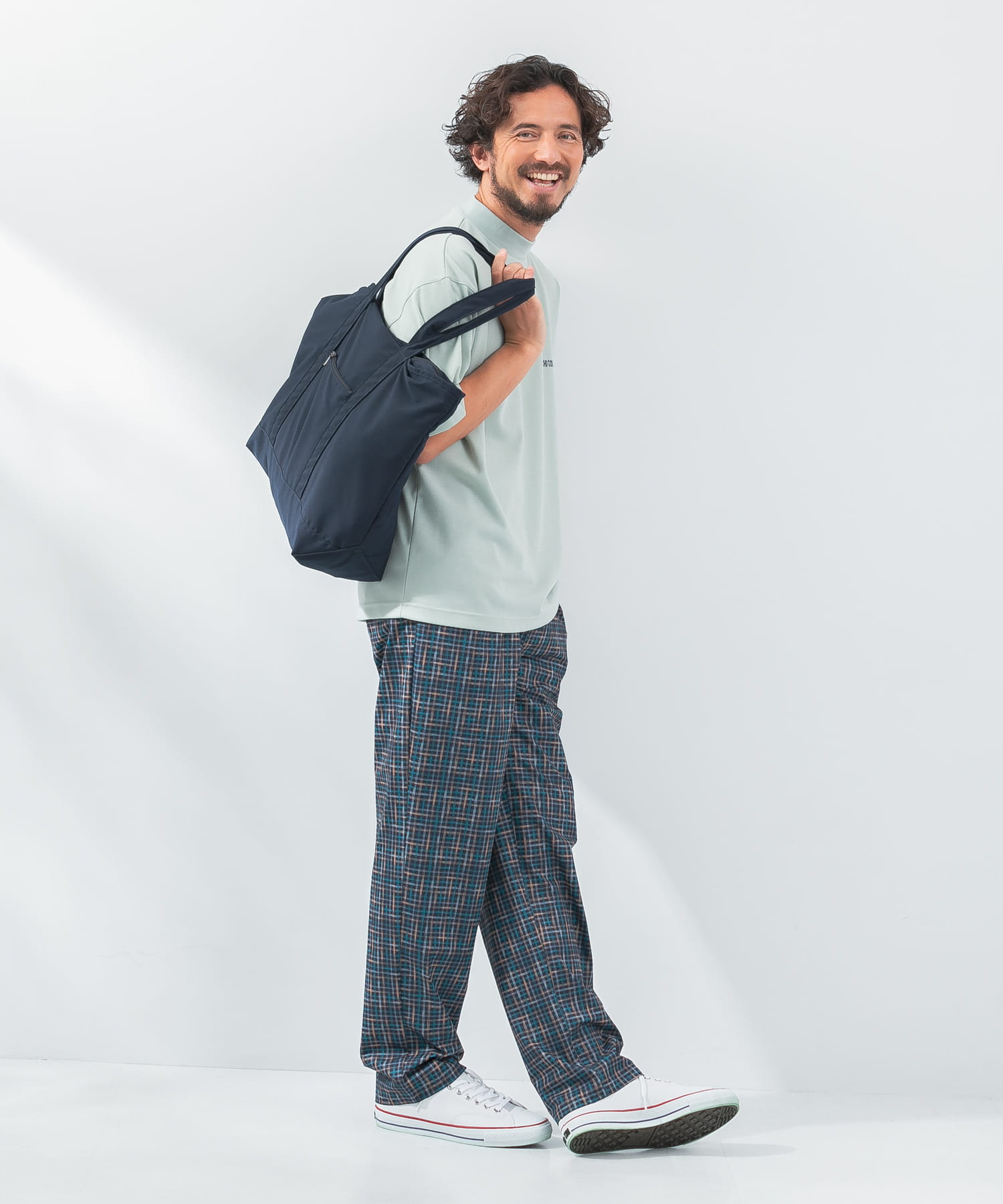 OOPS　トートバッグ NAVY one