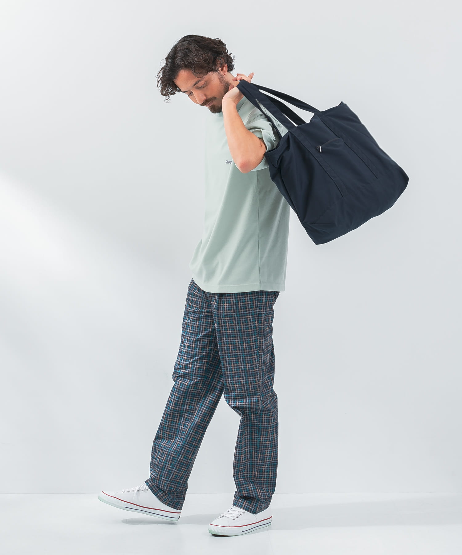 OOPS　トートバッグ NAVY one