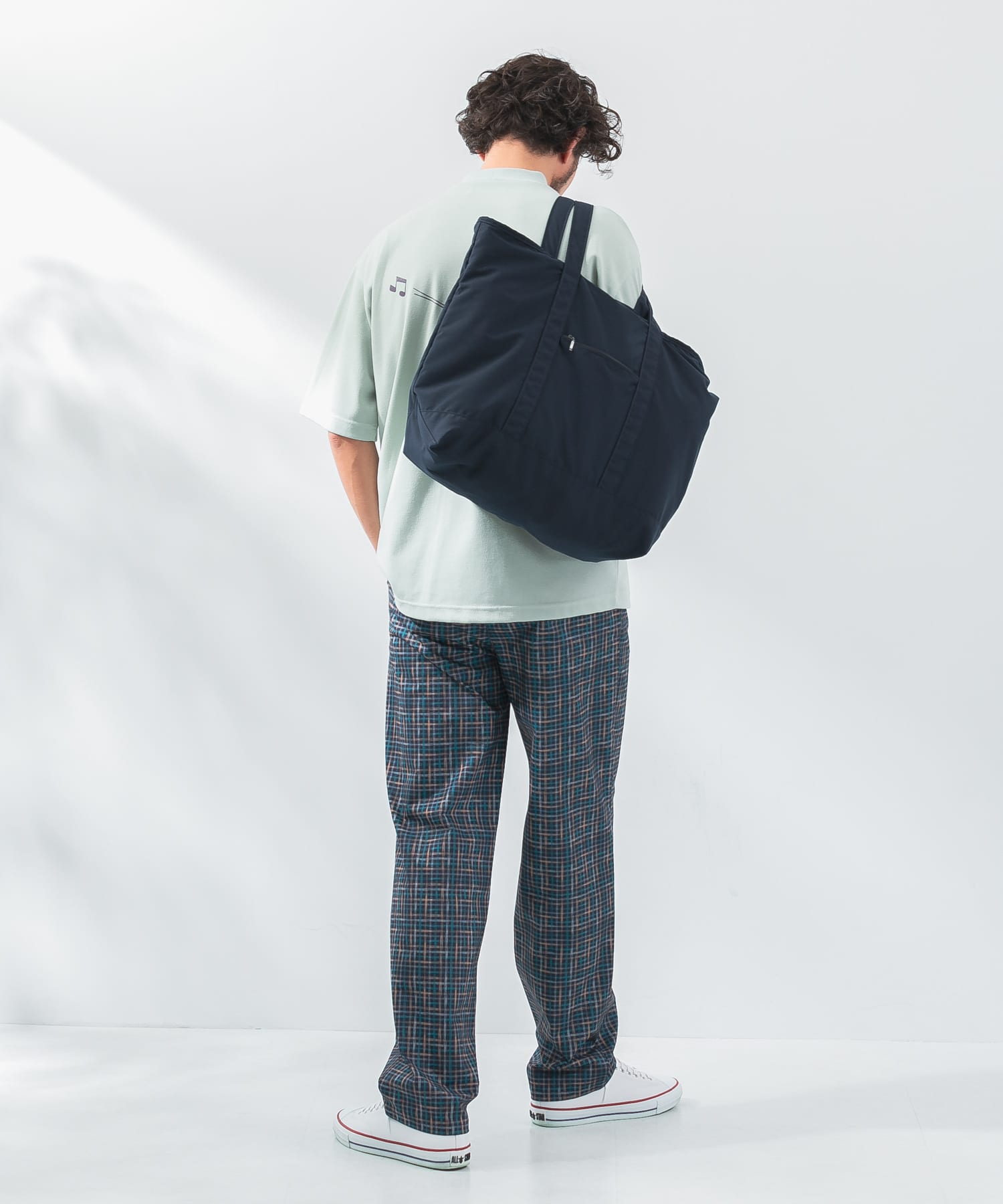 OOPS　トートバッグ NAVY one