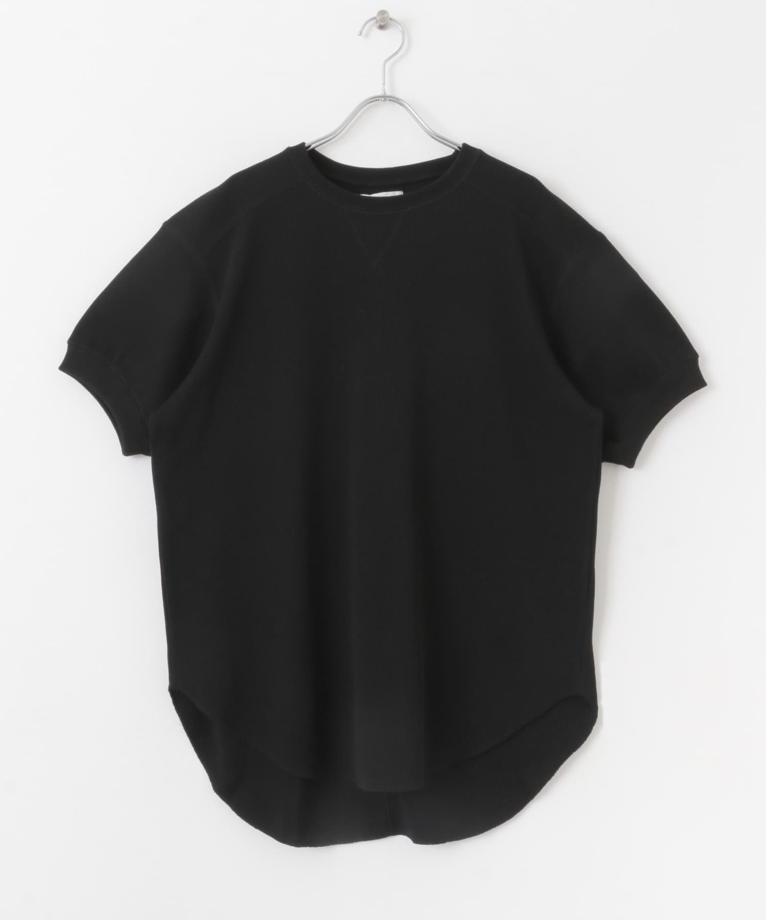 UpDRIFT ワッフルチュニックプルオーバー ブラック FREE