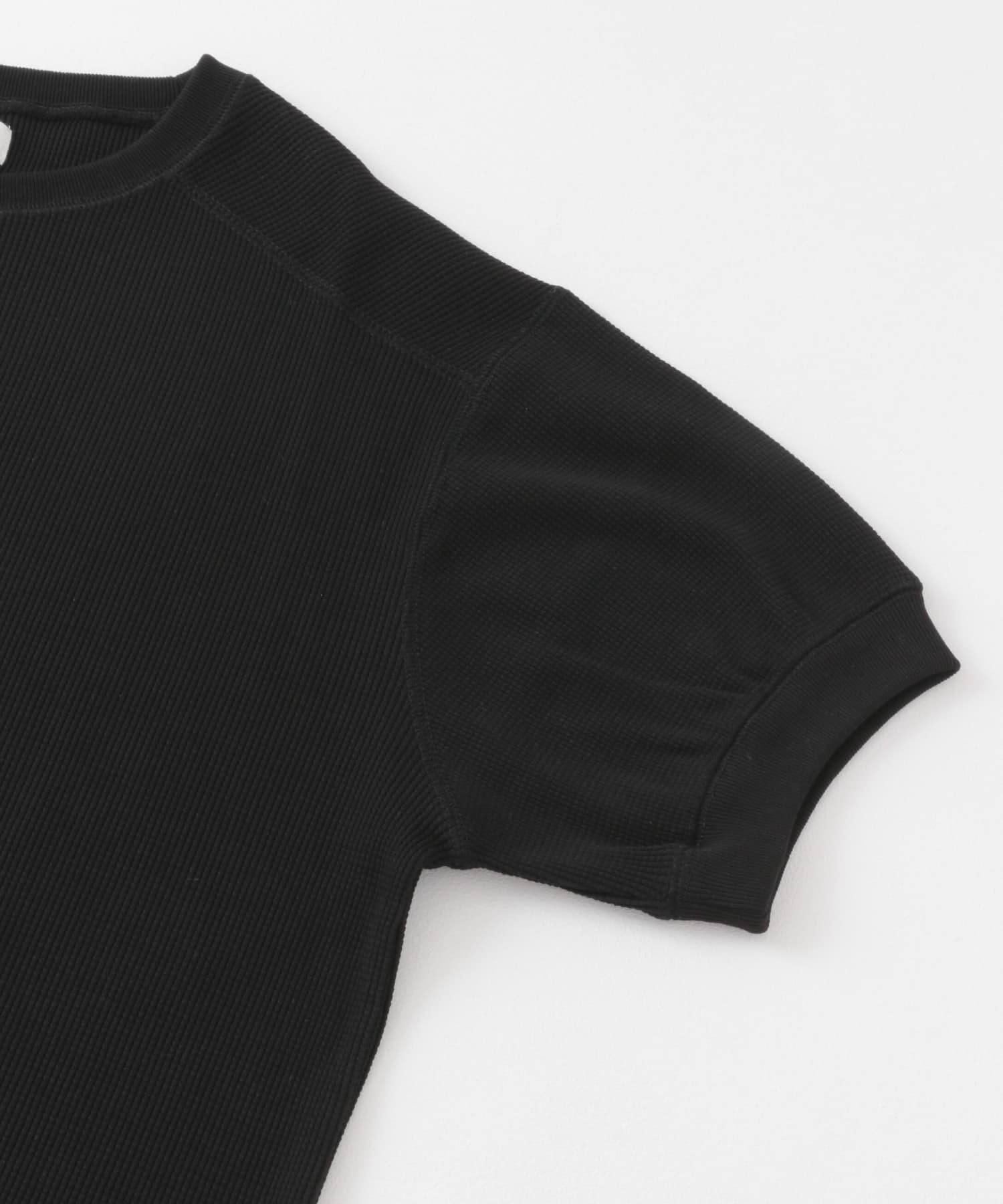 UpDRIFT ワッフルチュニックプルオーバー ブラック FREE