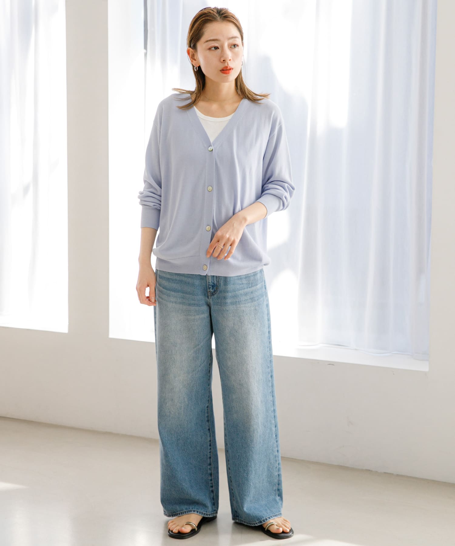 身長：164cm サイズ：Long
