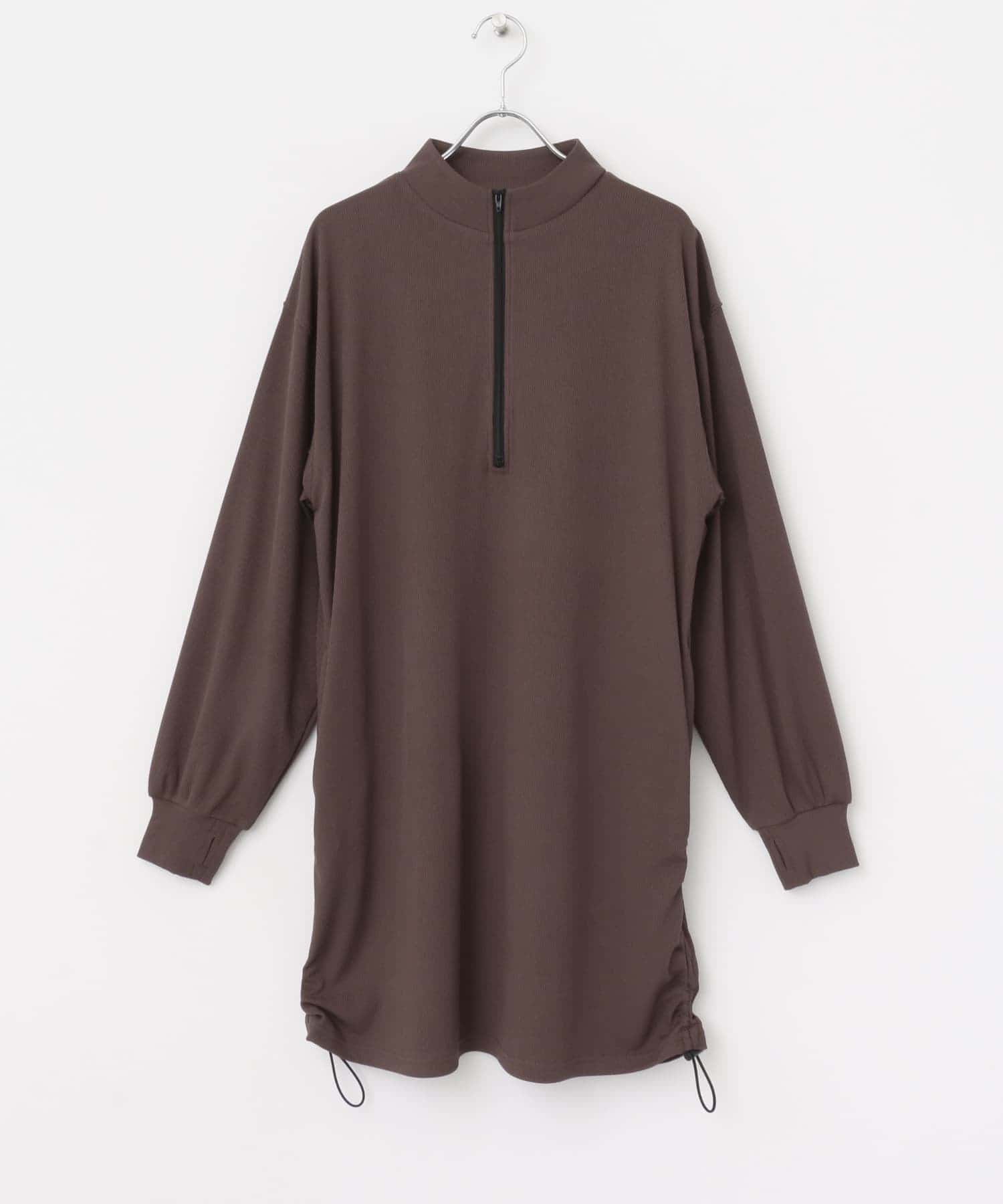 SLAB　Rib Rash Onepiece ブラウン FREE