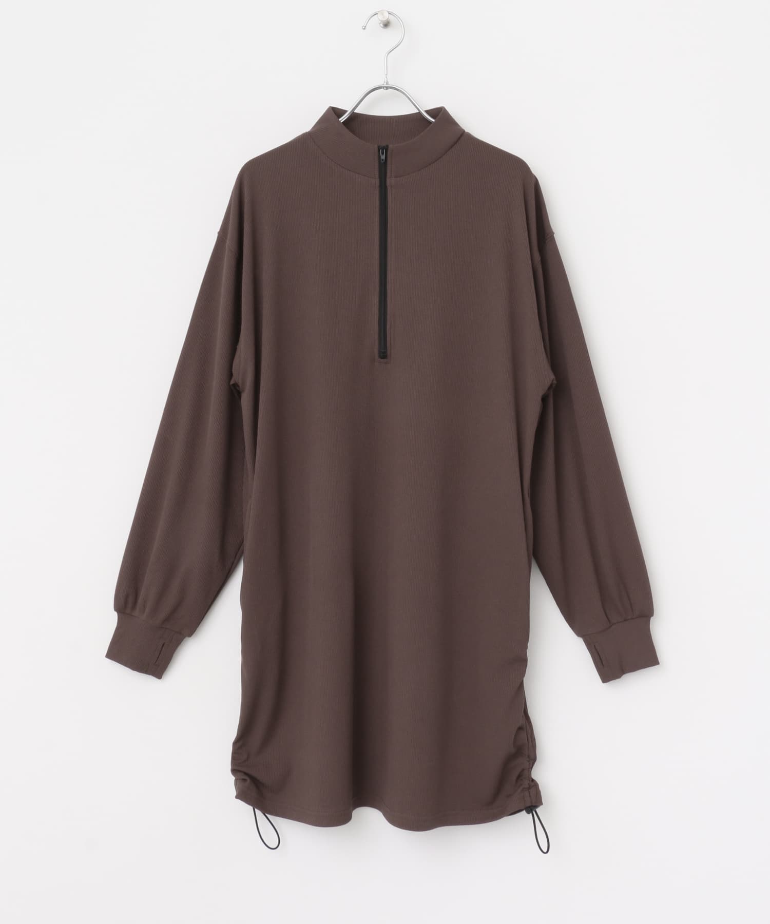 SLAB　Rib Rash Onepiece ブラウン FREE