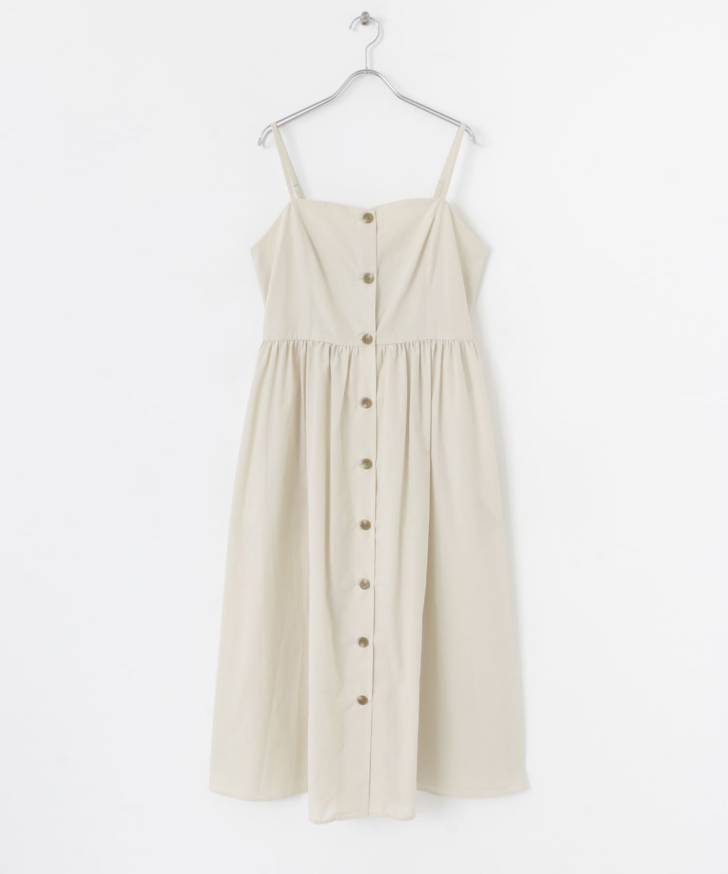 『UR TECH Smart Linen Touch』キャミソールワンピース L.ベージュ FREE