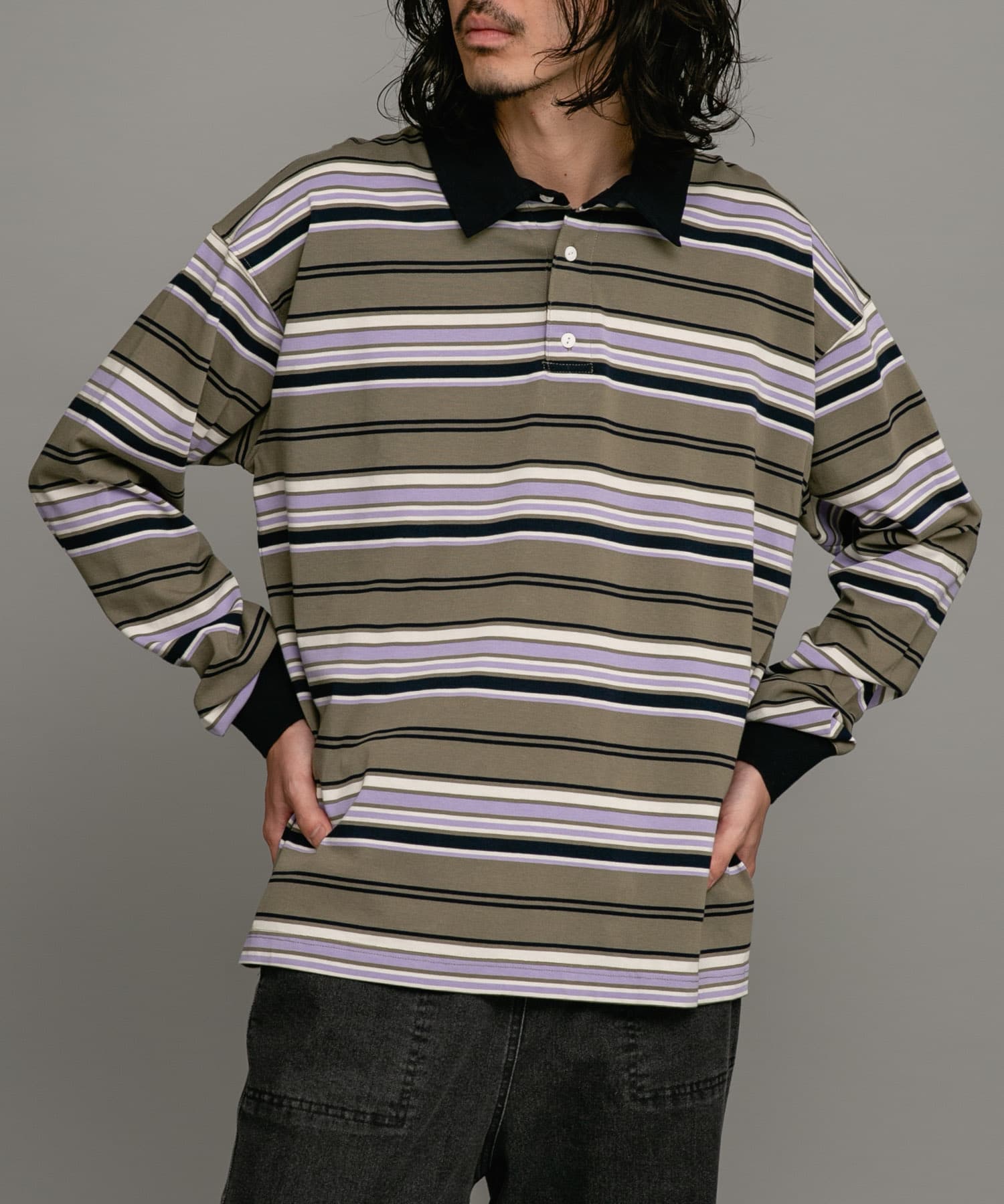 身長：180cm 体重：60kg サイズ：L