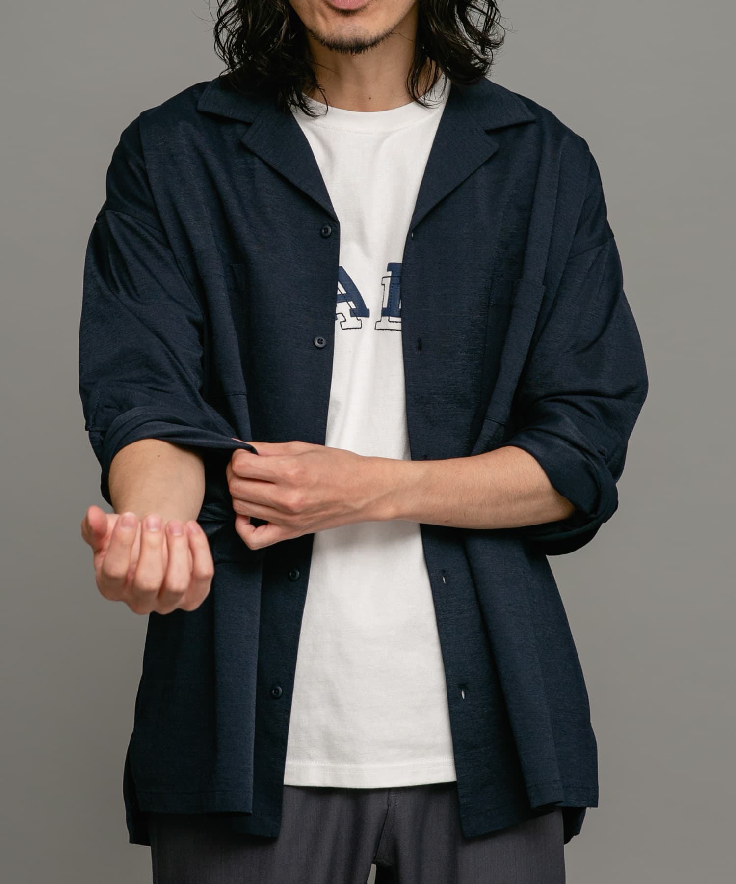 身長：180cm 体重：60kg サイズ：L