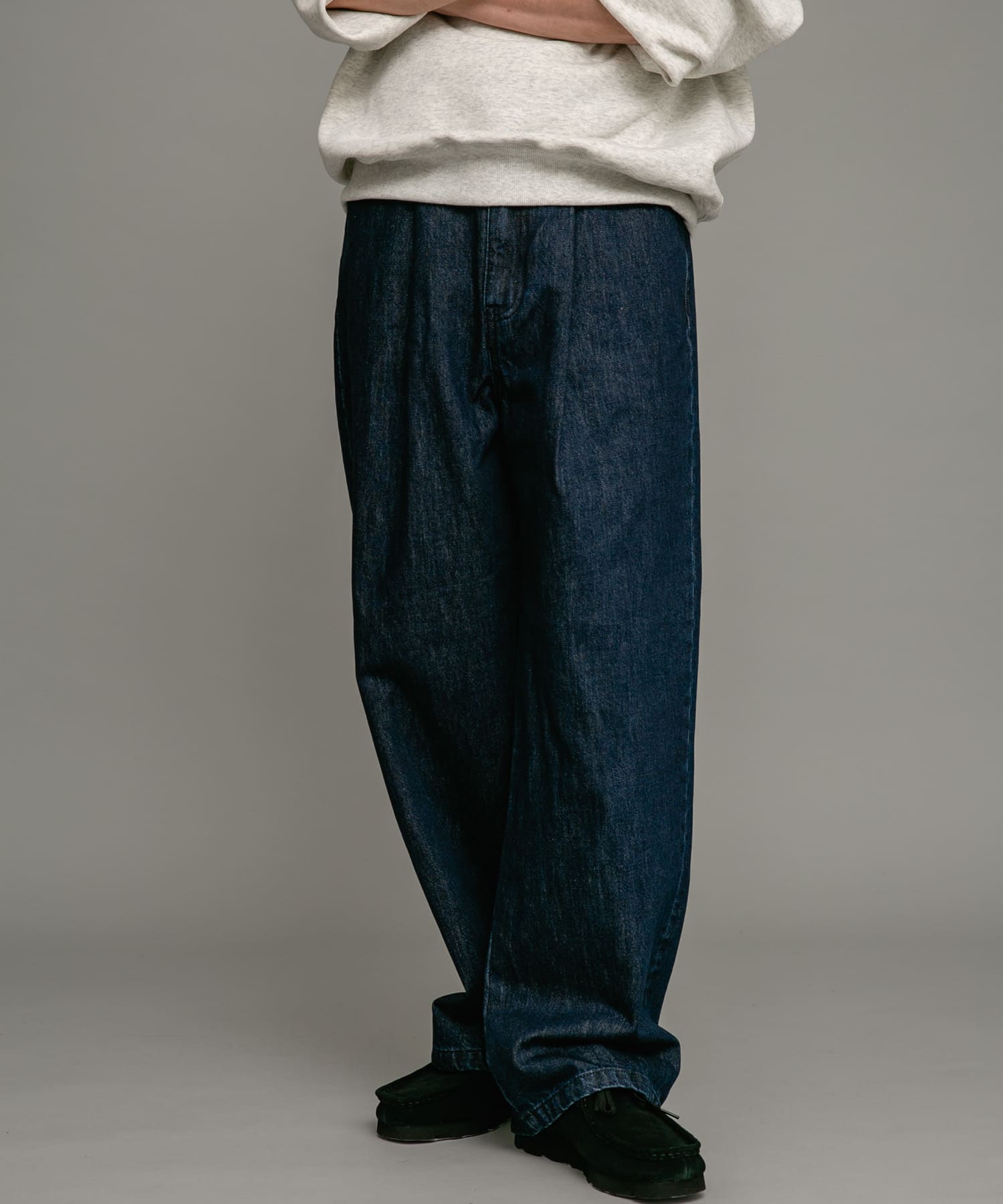 BADWAY インディゴワイドパンツ Wrangler×BADWAY denim pants – YZ