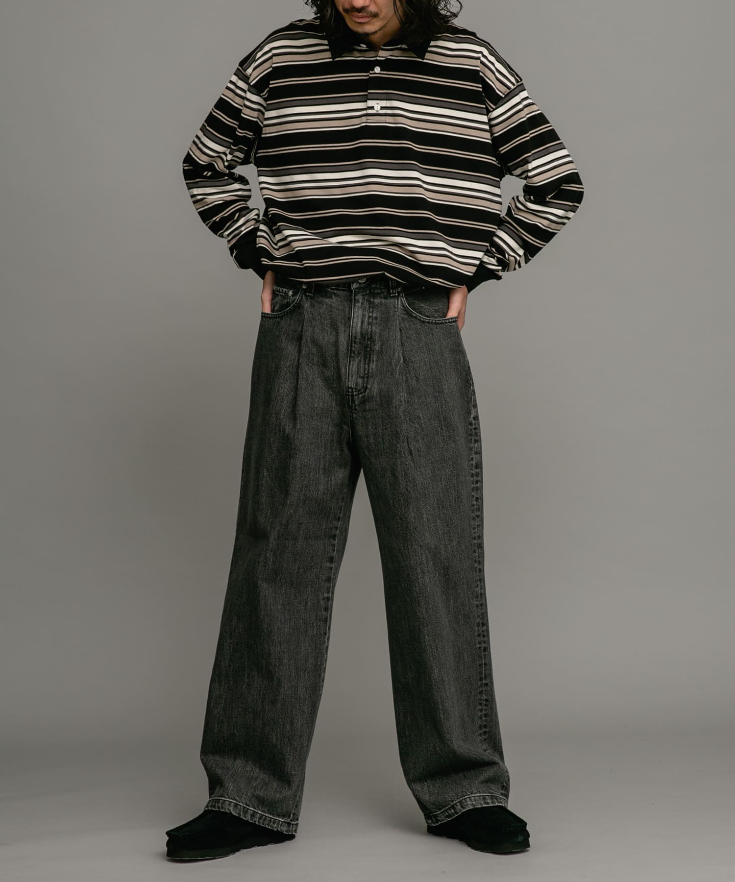 身長：180cm 体重：60kg サイズ：L