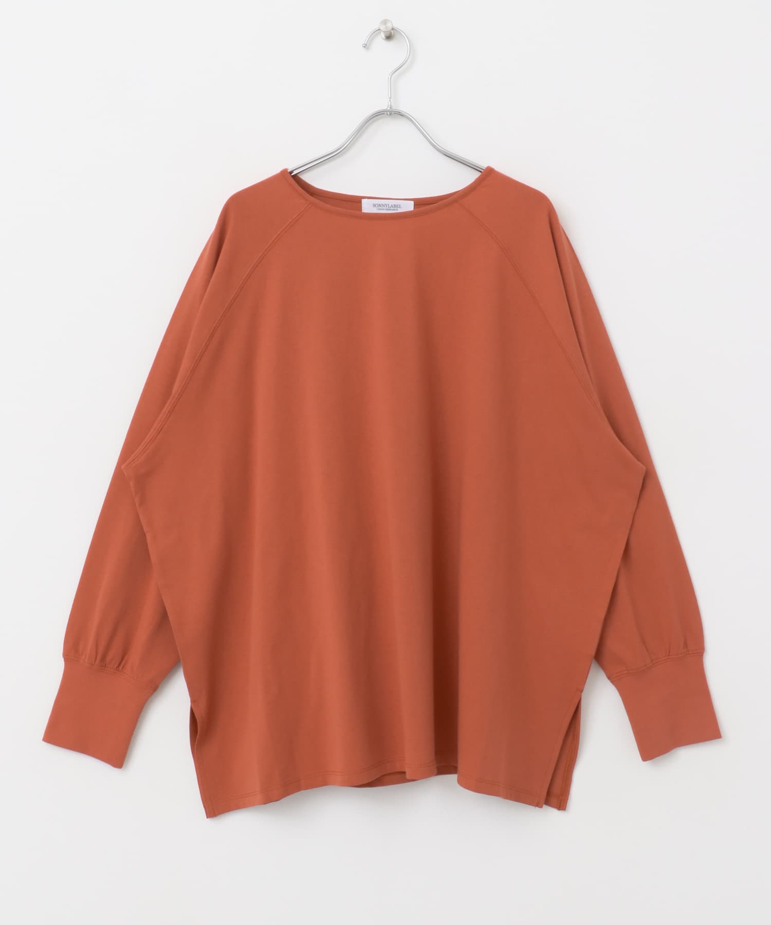 チュニックロングTシャツ テラコッタ FREE