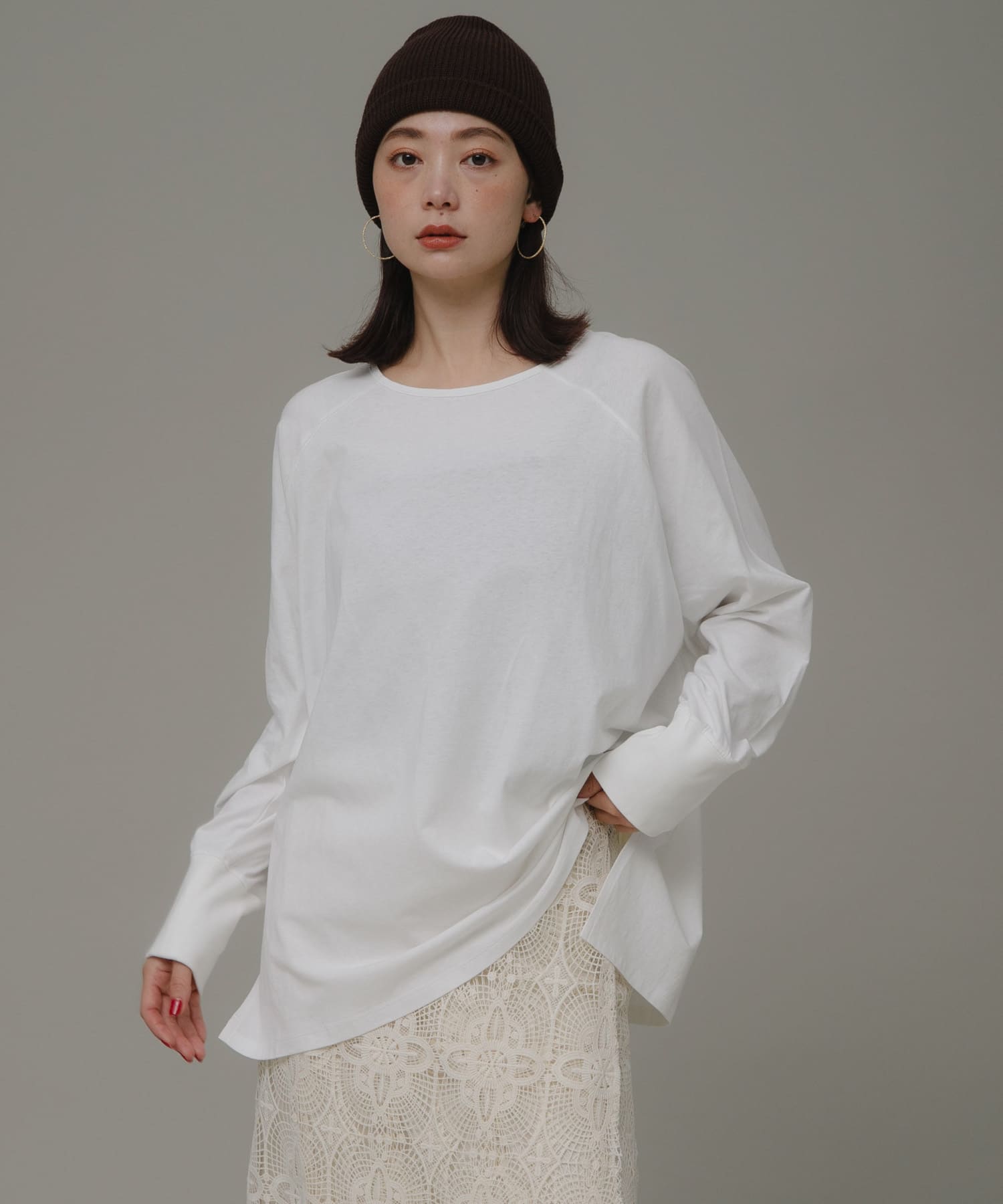 チュニックロングTシャツ