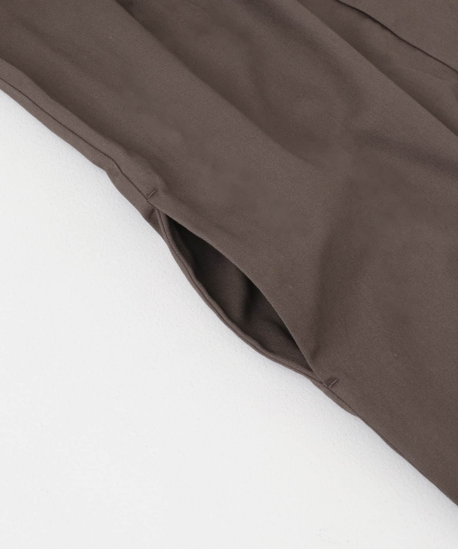 ハイウエストタックサロペット ブラウン FREE