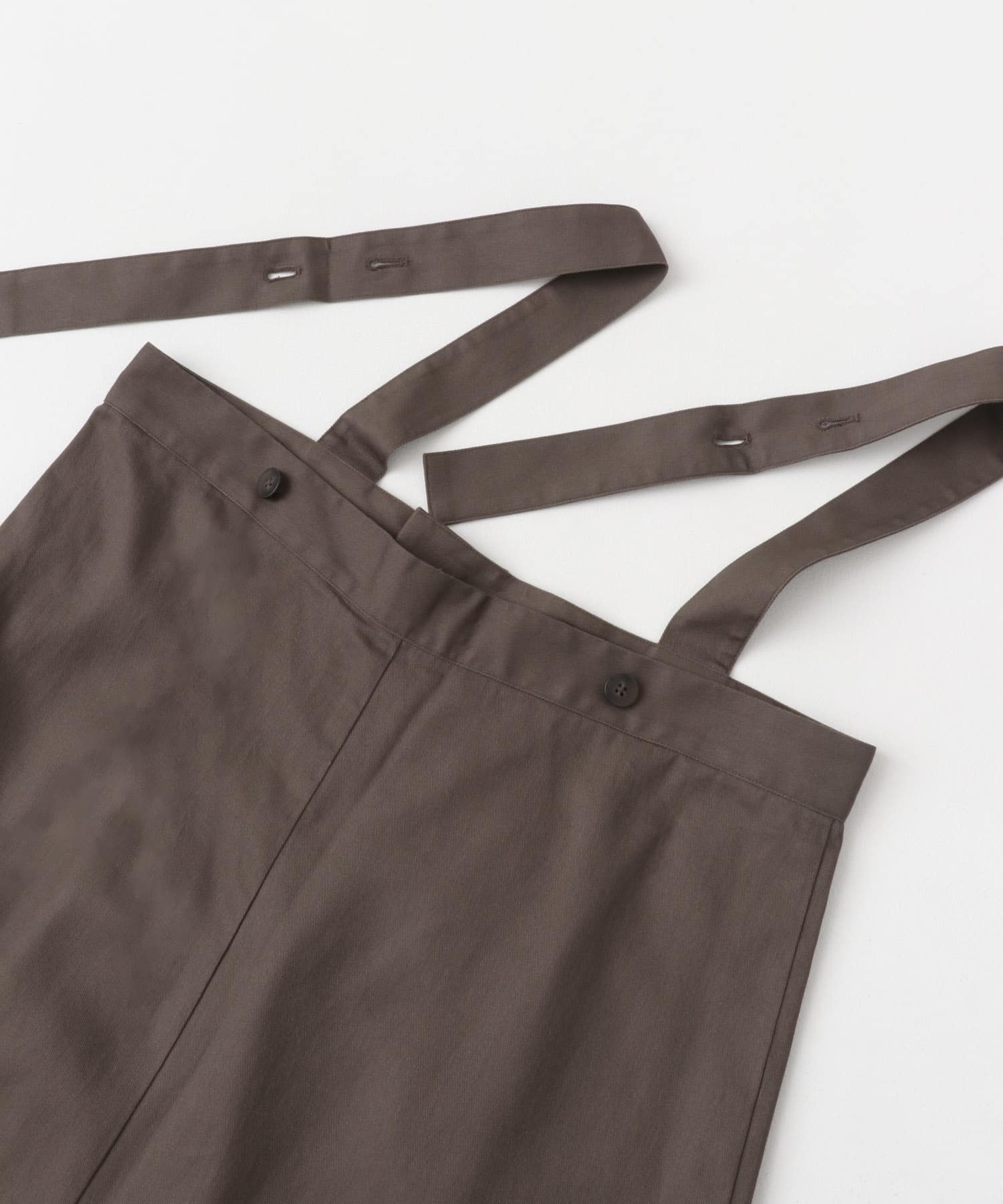 ハイウエストタックサロペット ブラウン FREE