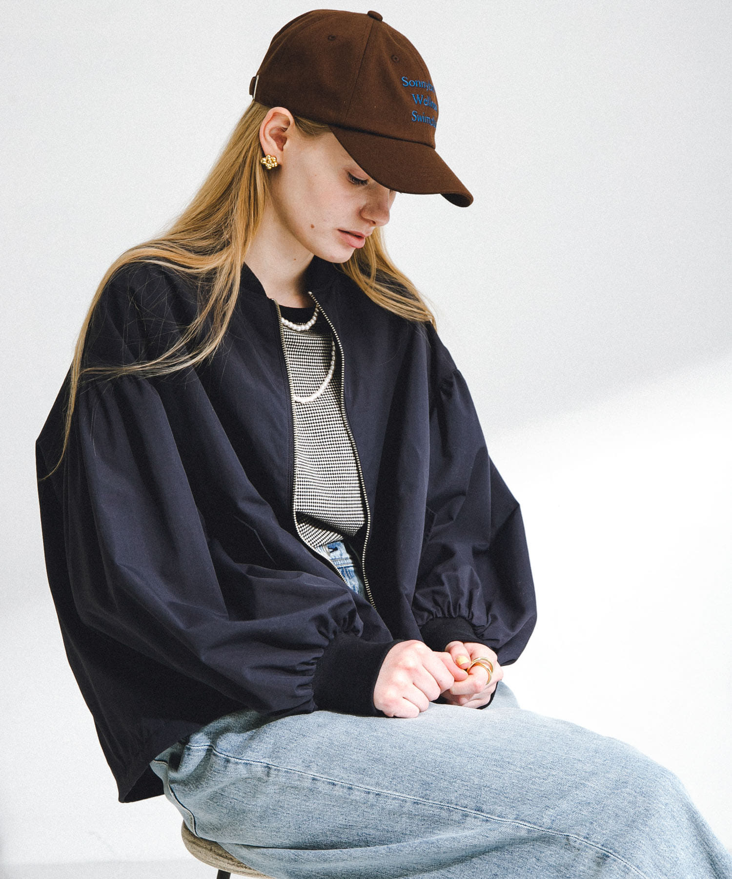 Sonnyboys logo cap ブラウン one