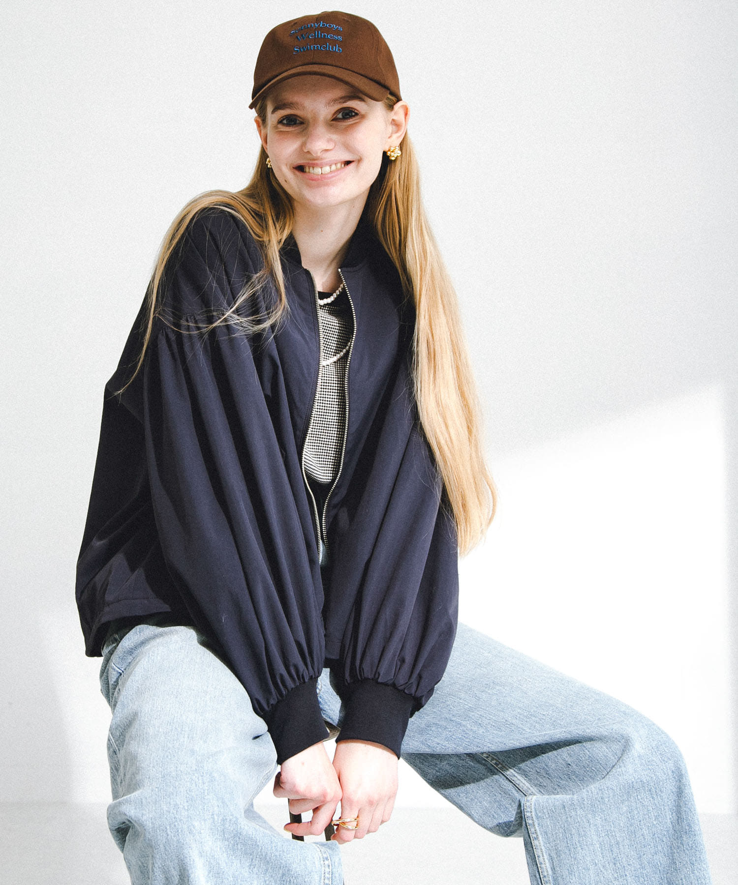 Sonnyboys logo cap ブラウン one