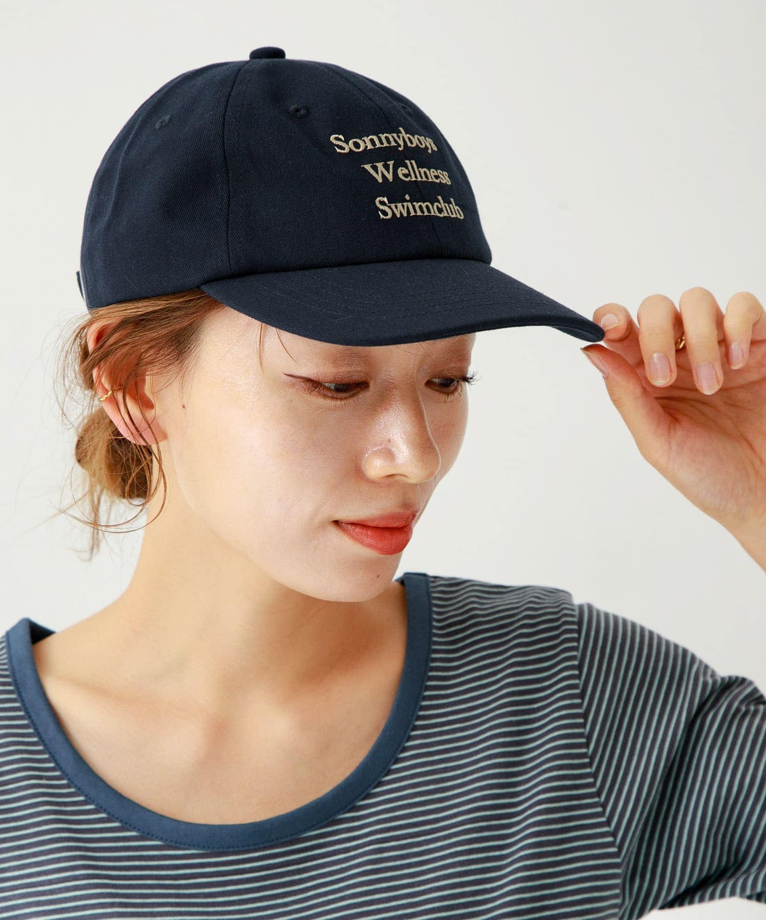 Sonnyboys logo cap ネイビー one