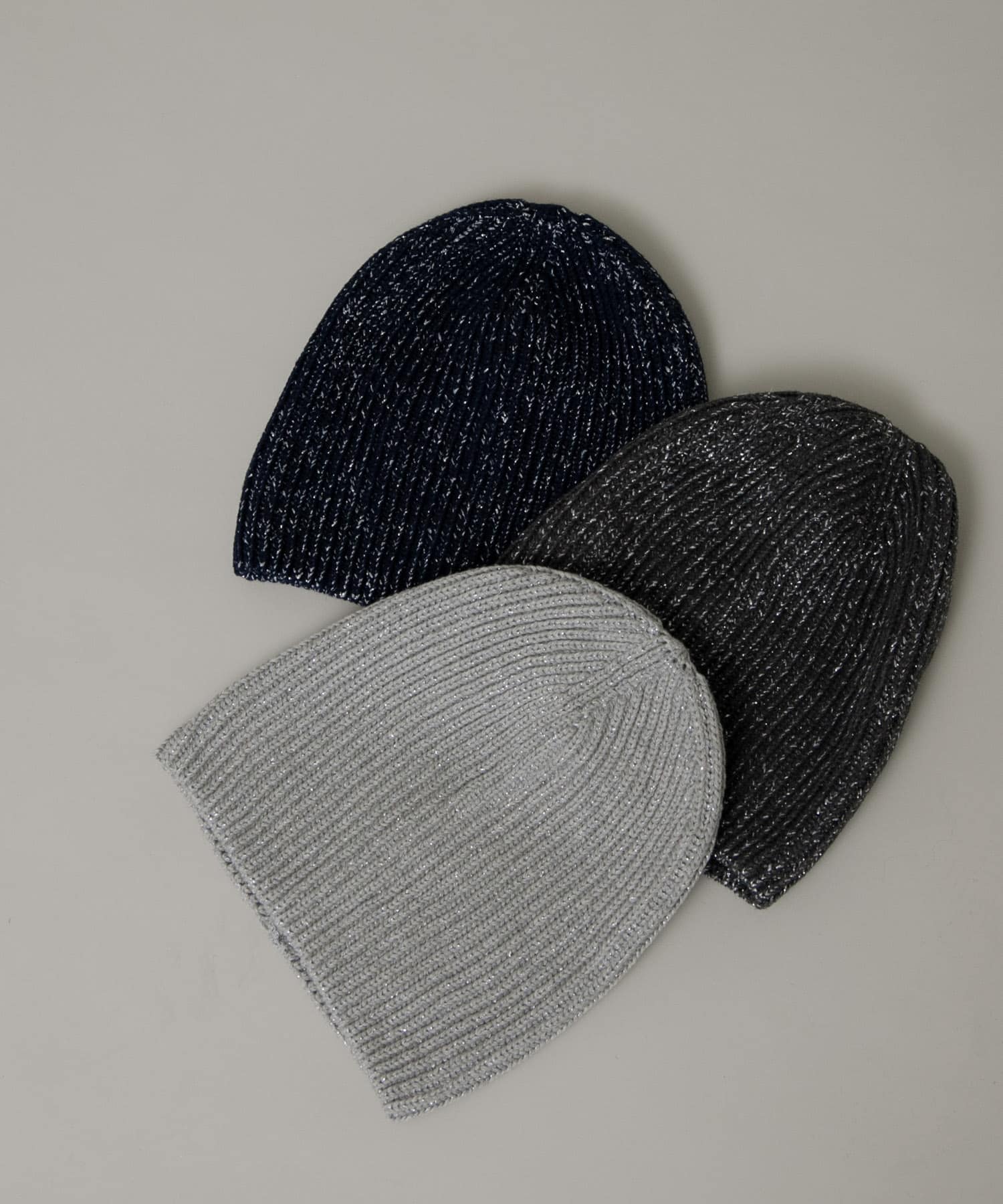 ラメニットワッチ Lグレー one